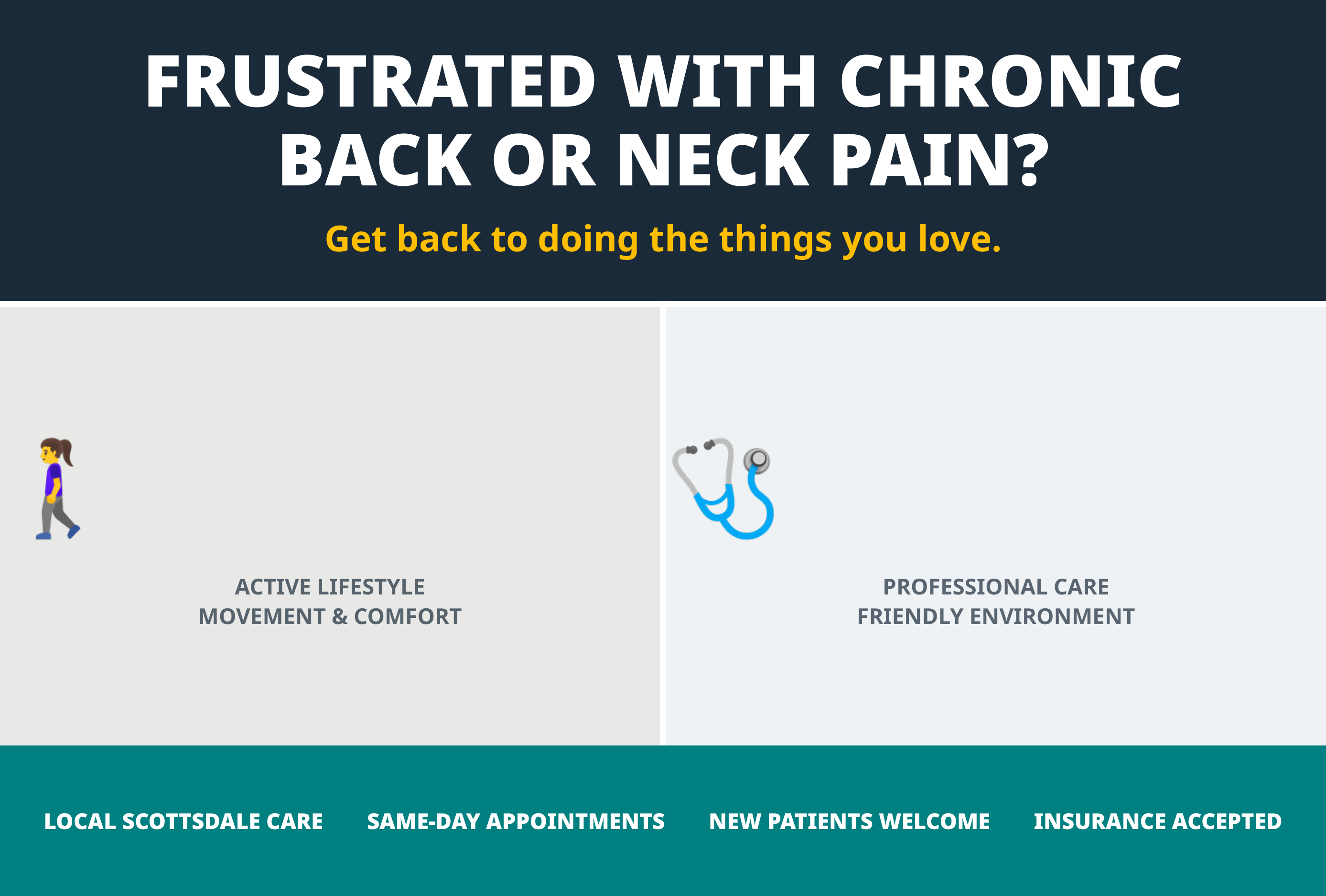 Chiropractic New Patient Relief & Wellness Special Postcard — page 1