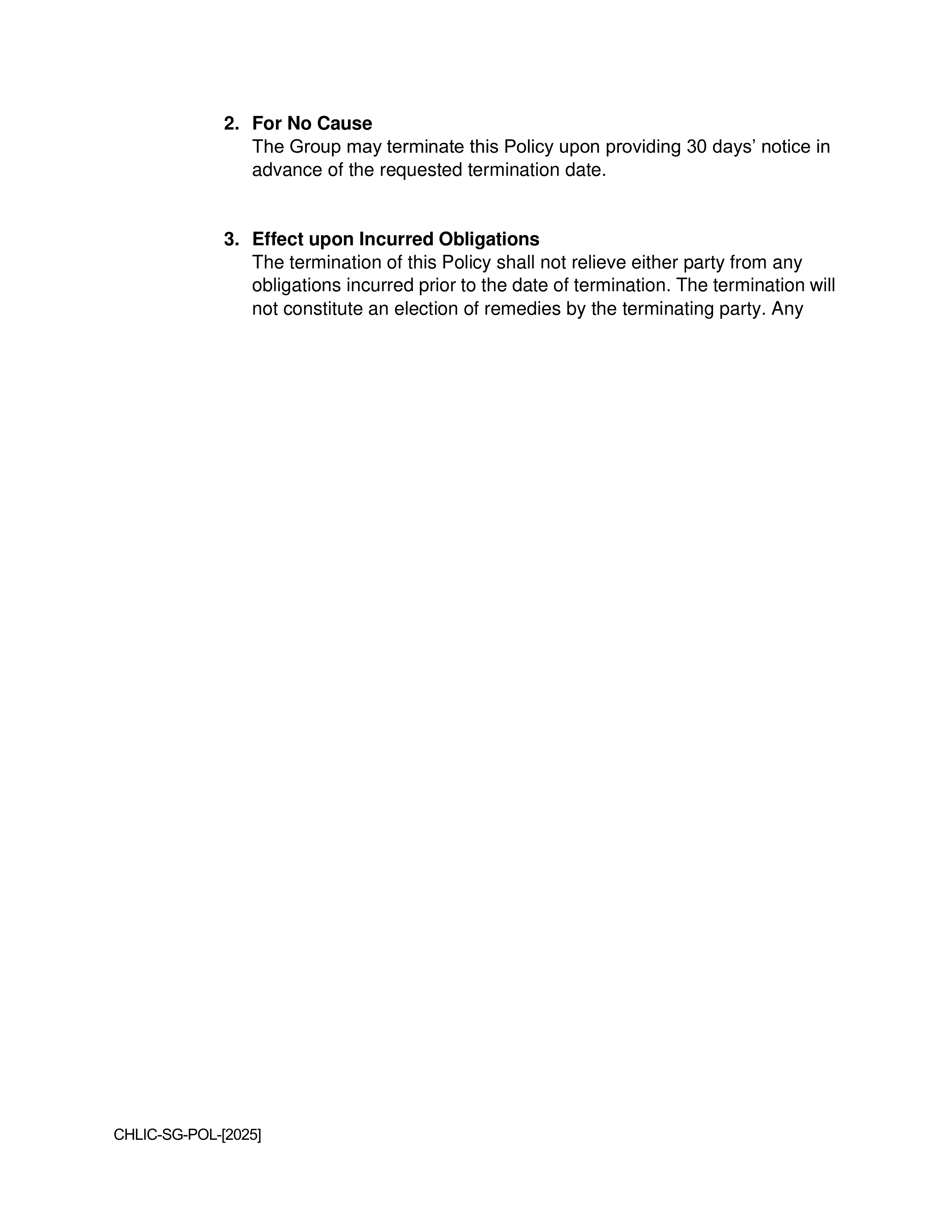 Cigna Health and Life Insurance Company Group Agreement — page 14