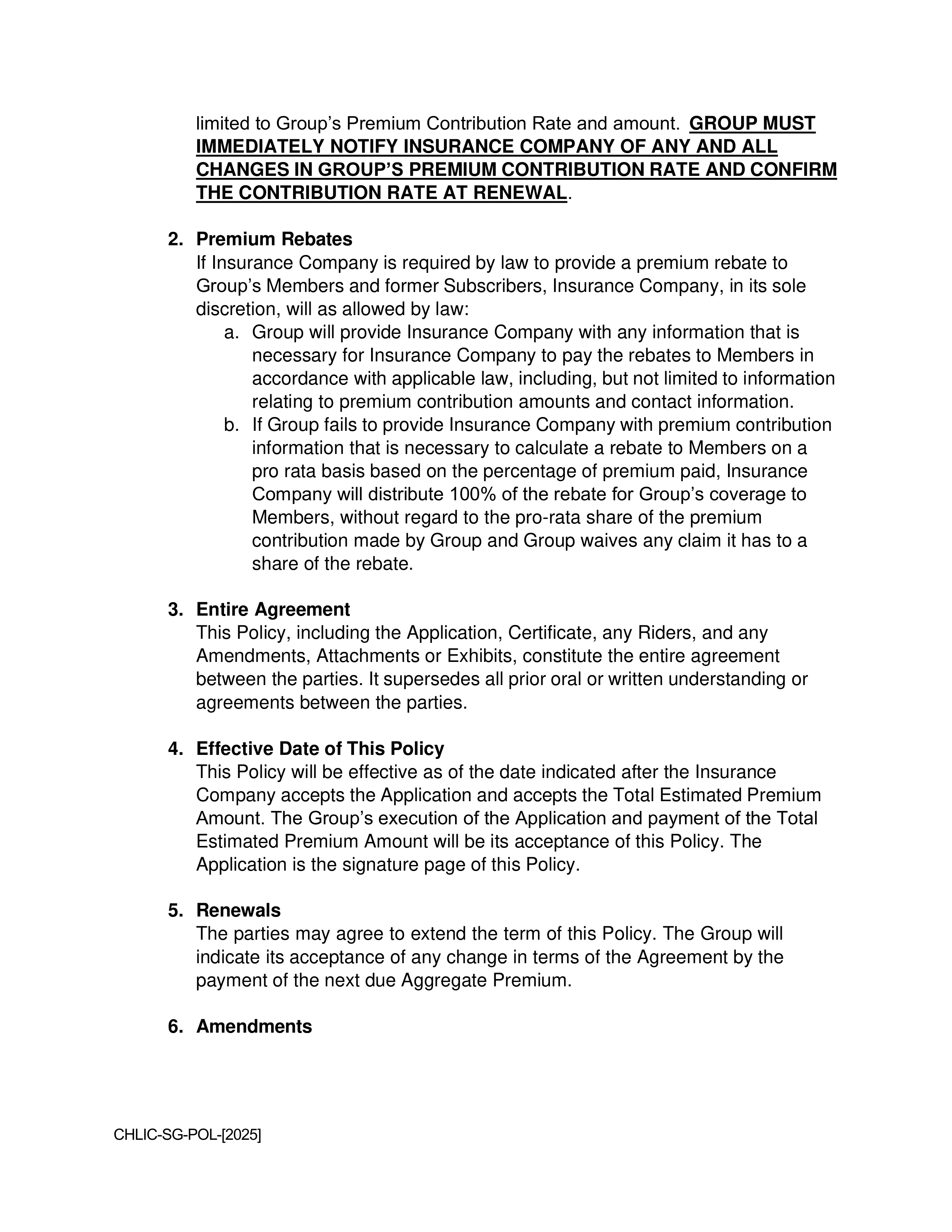 Cigna Health and Life Insurance Company Group Agreement — page 21