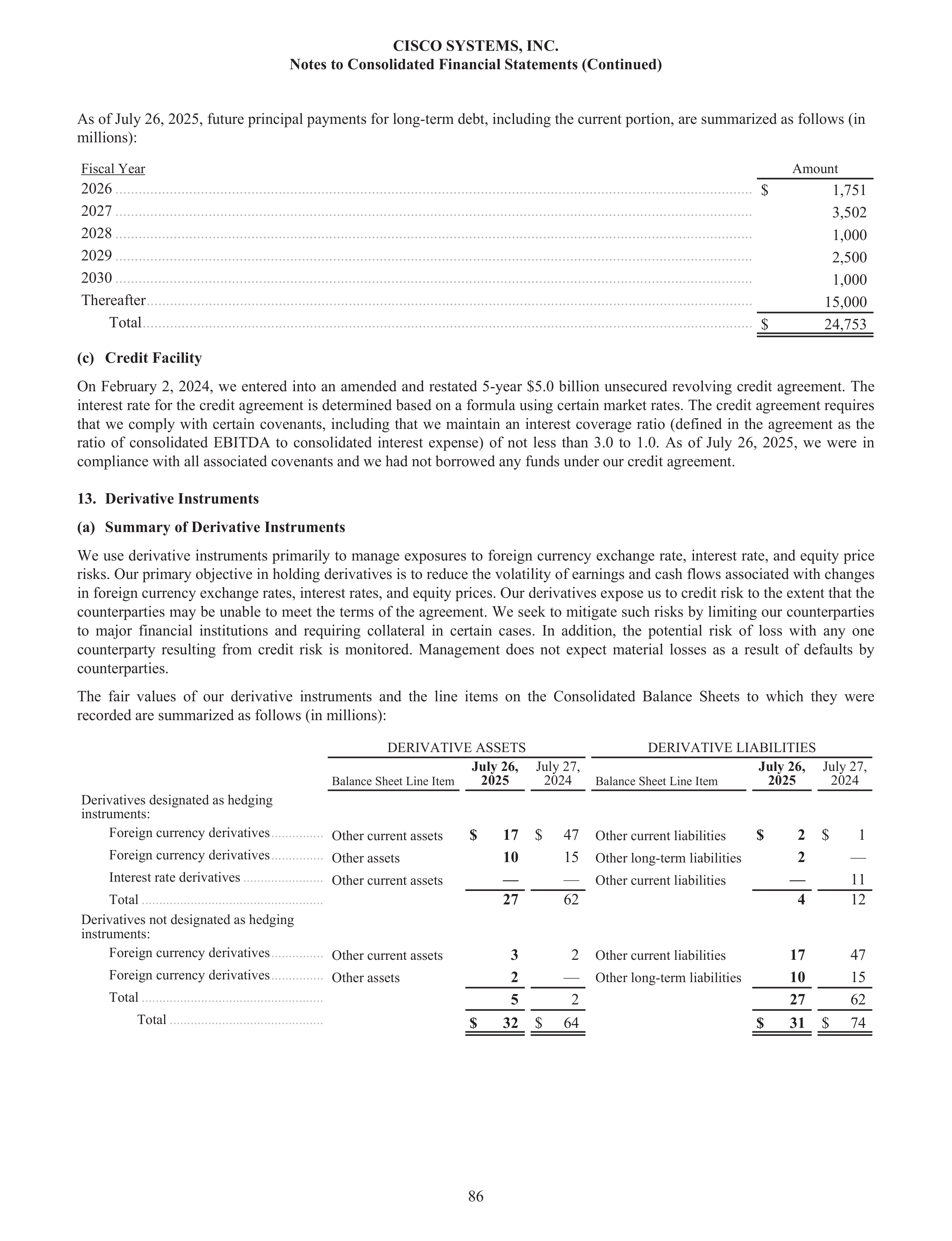 Cisco Annual Report — page 104