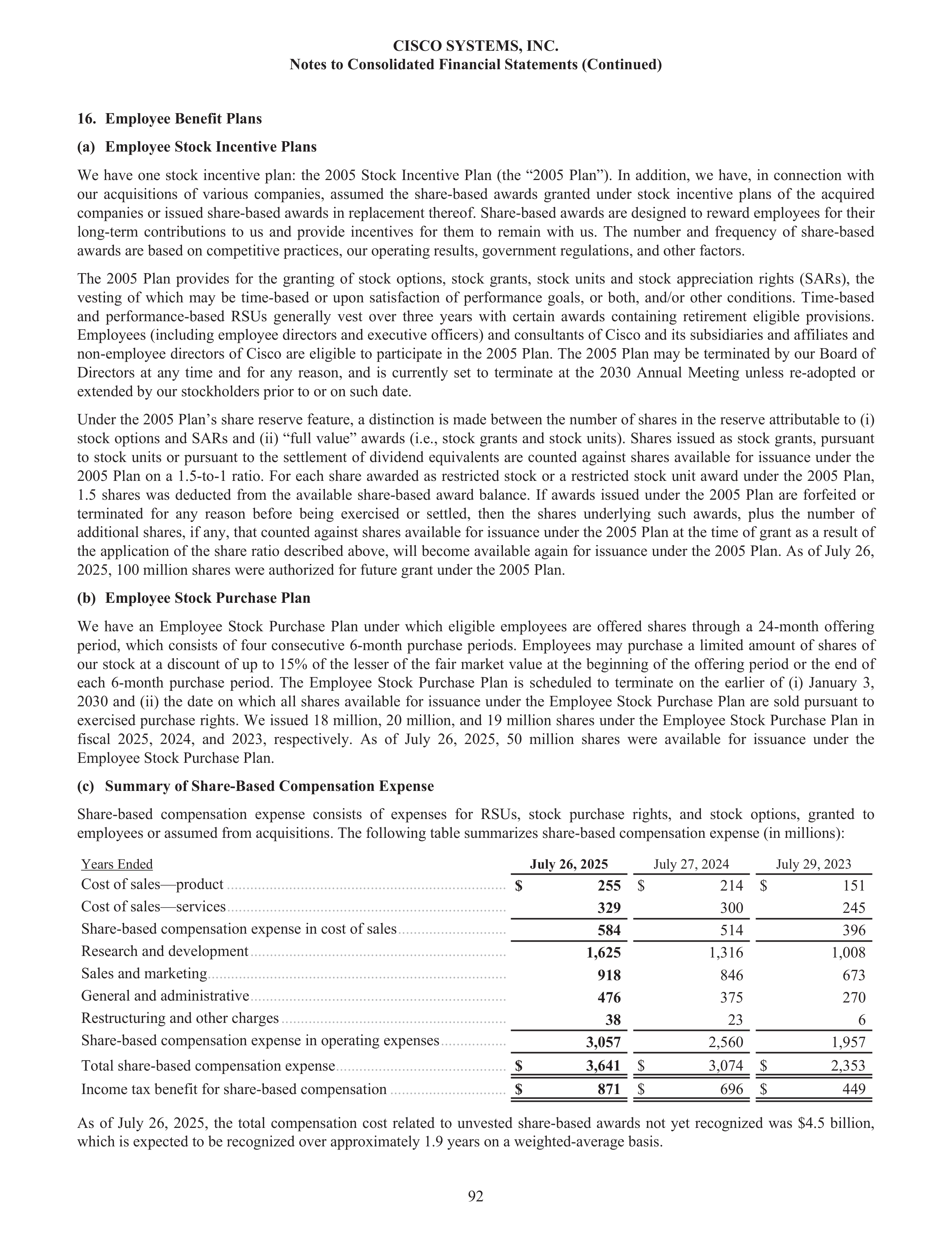 Cisco Annual Report — page 110