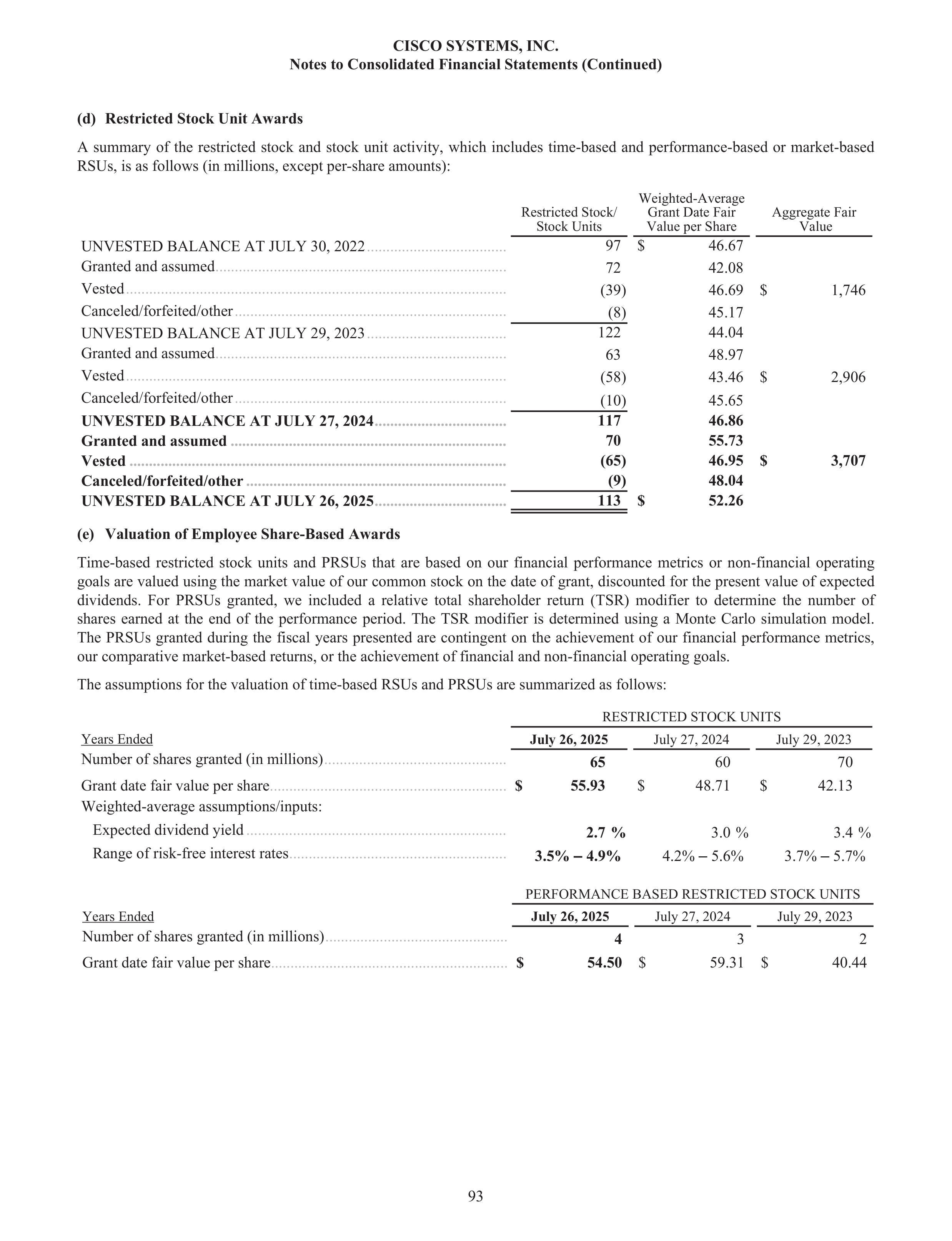 Cisco Annual Report — page 111