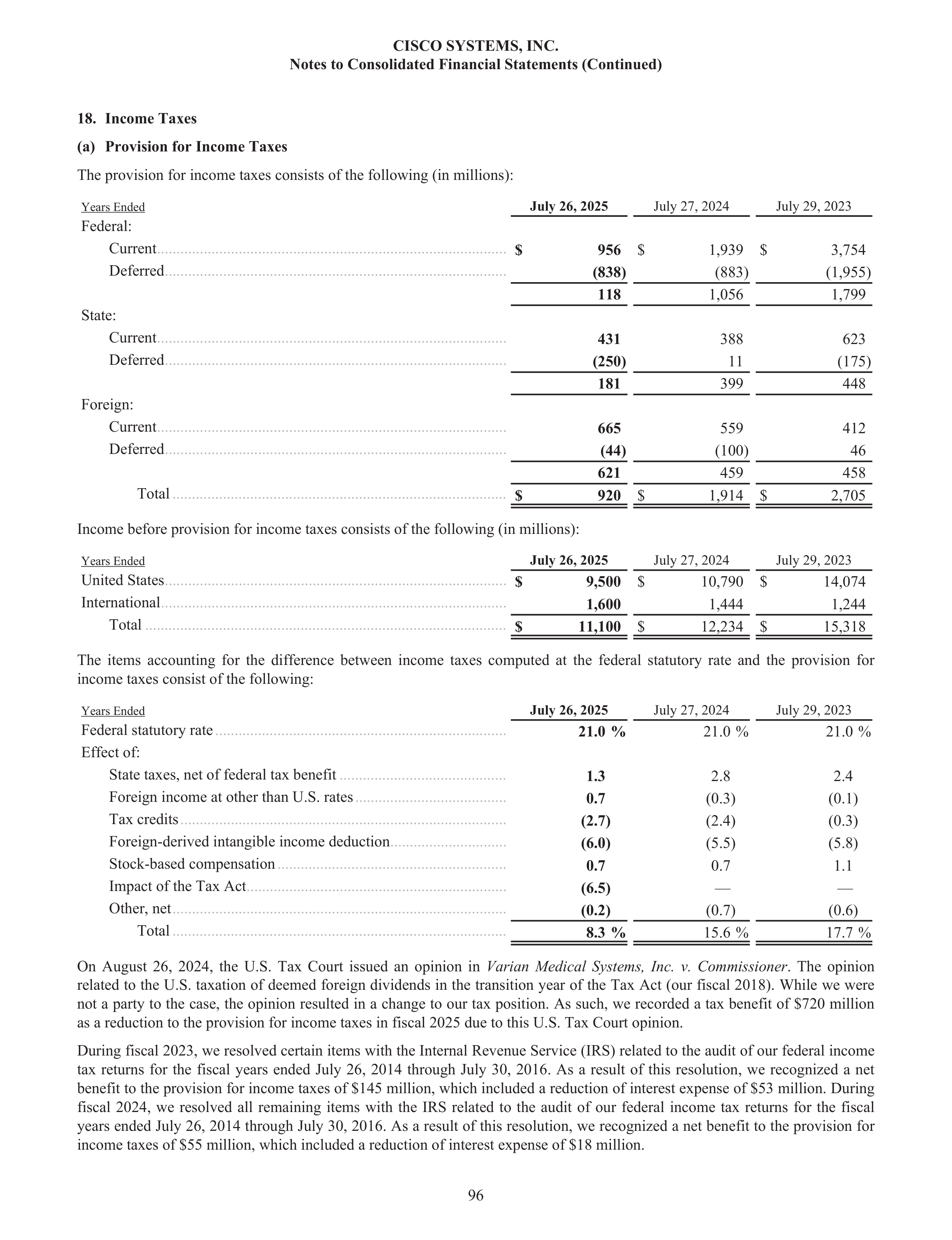 Cisco Annual Report — page 114