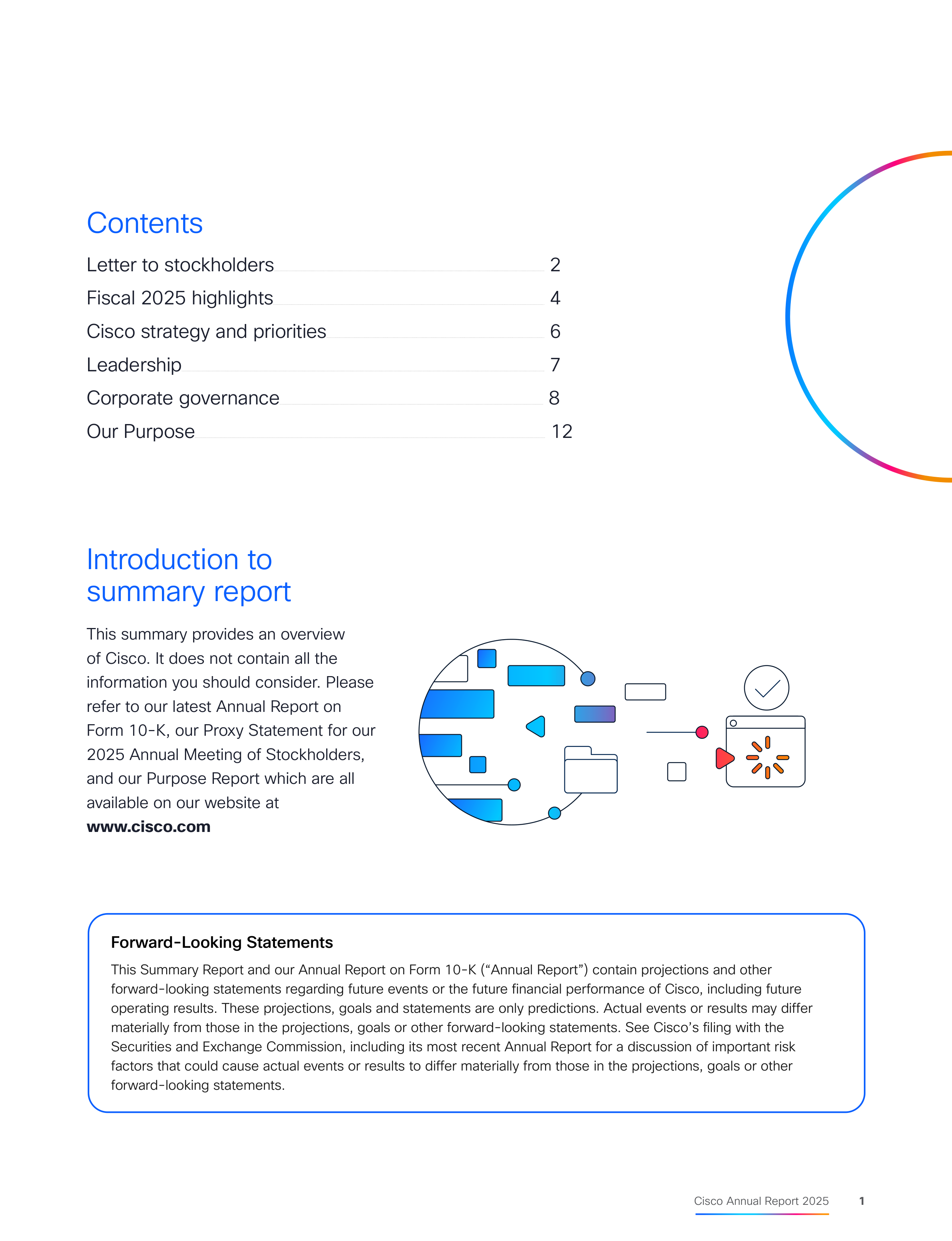 Cisco Annual Report — page 3