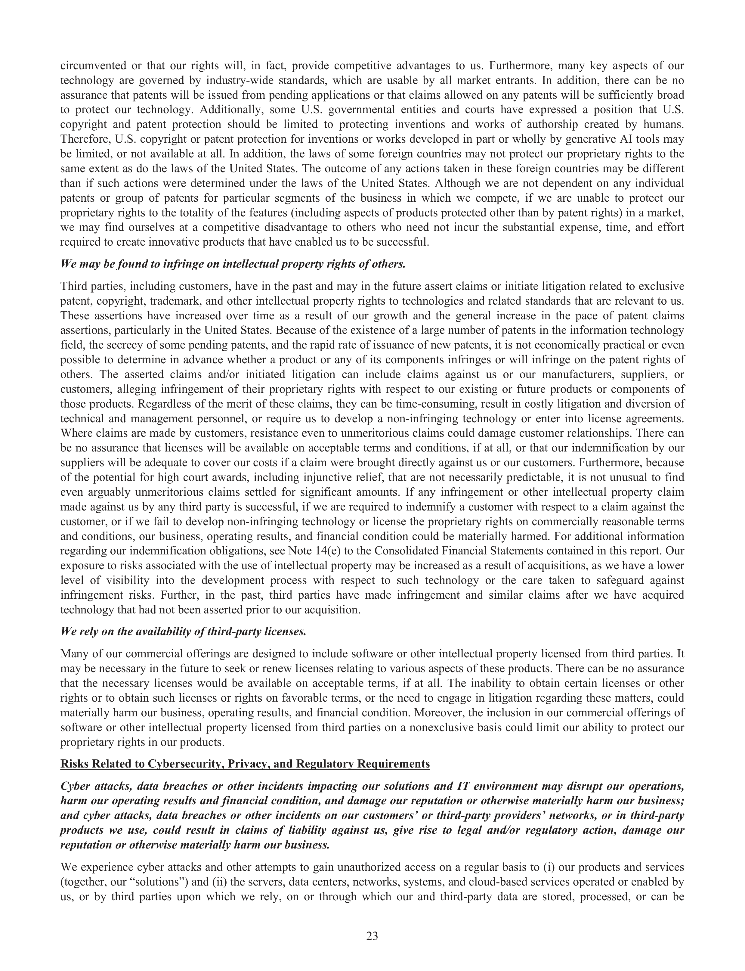 Cisco Annual Report — page 41