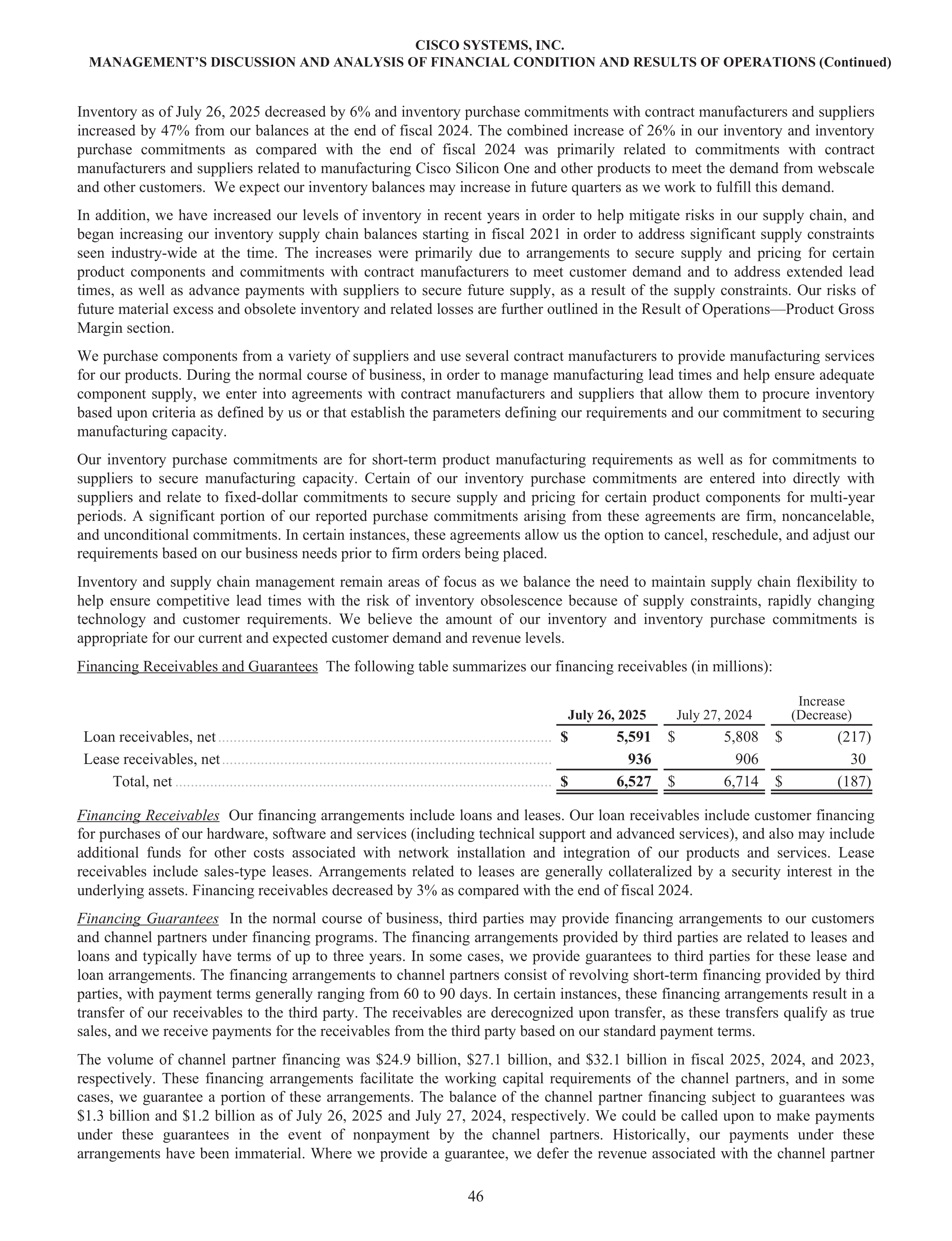 Cisco Annual Report — page 64