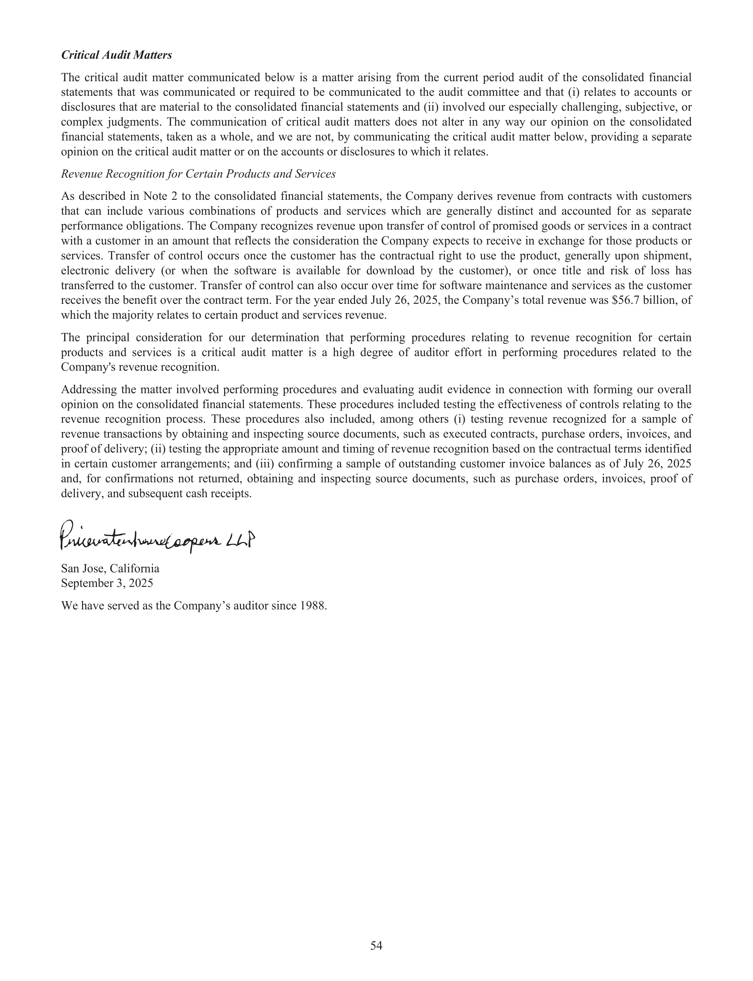 Cisco Annual Report — page 72