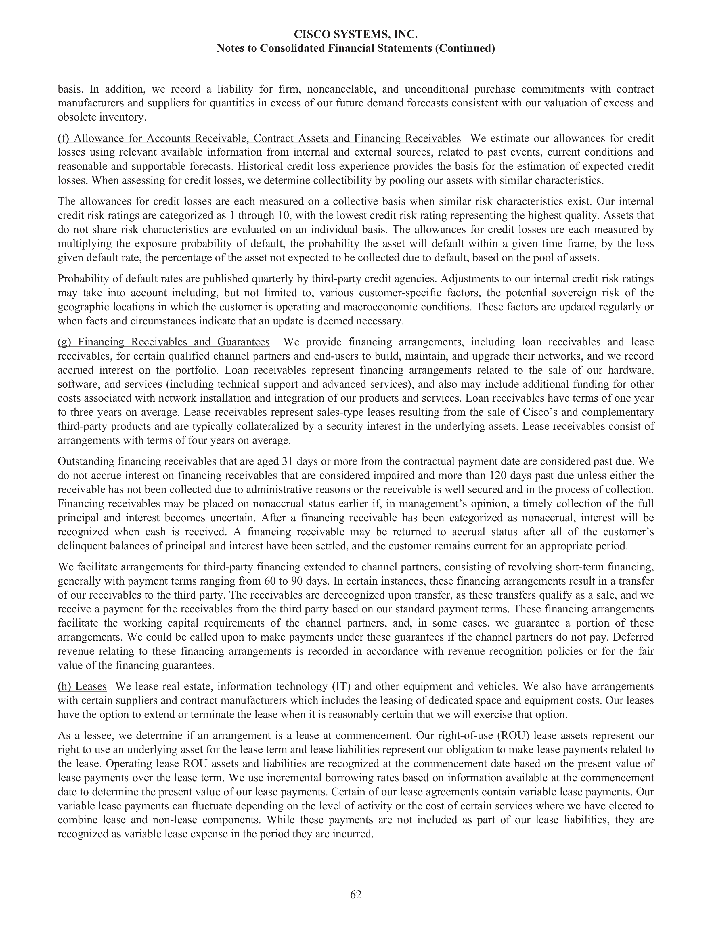 Cisco Annual Report — page 80