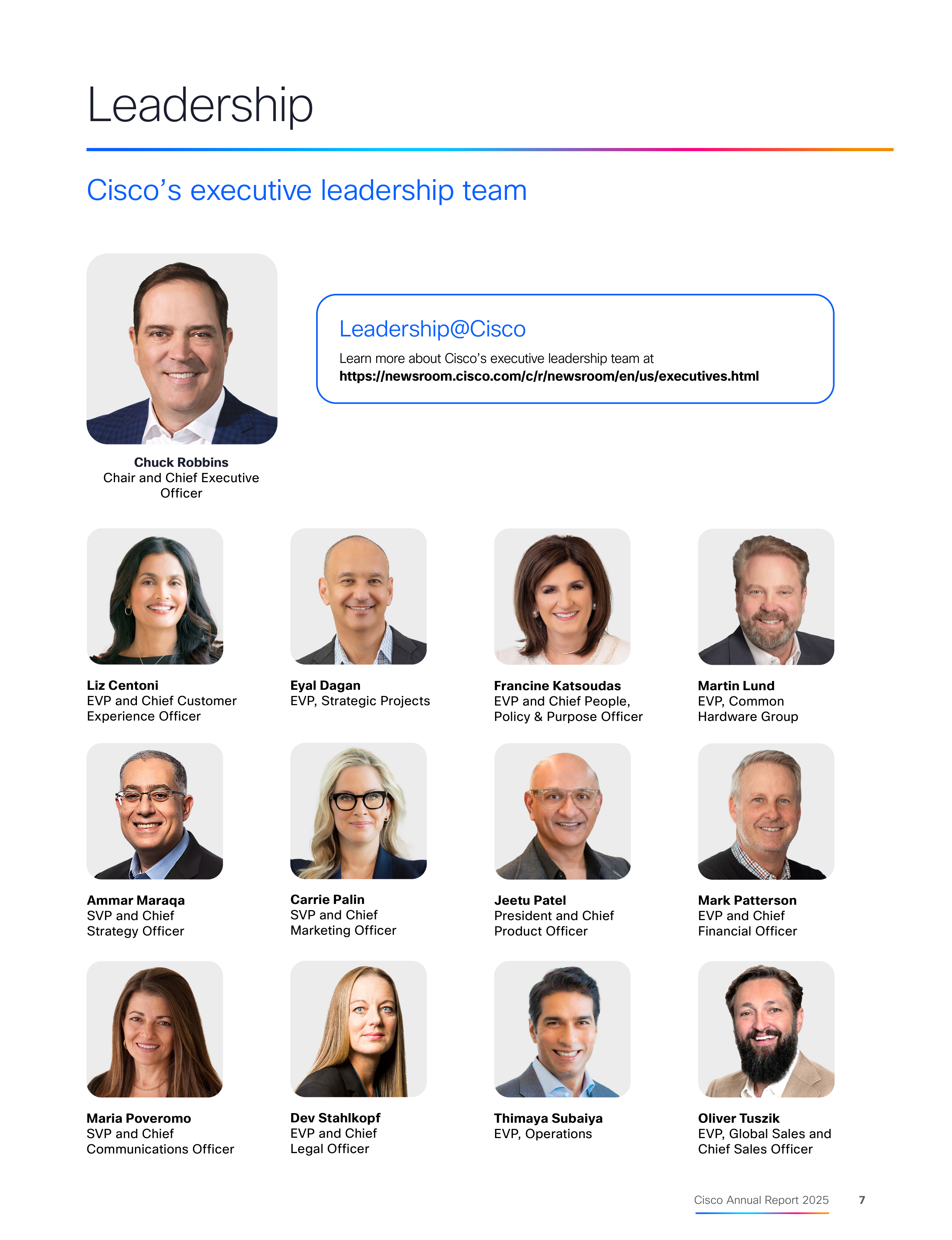Cisco Annual Report — page 9