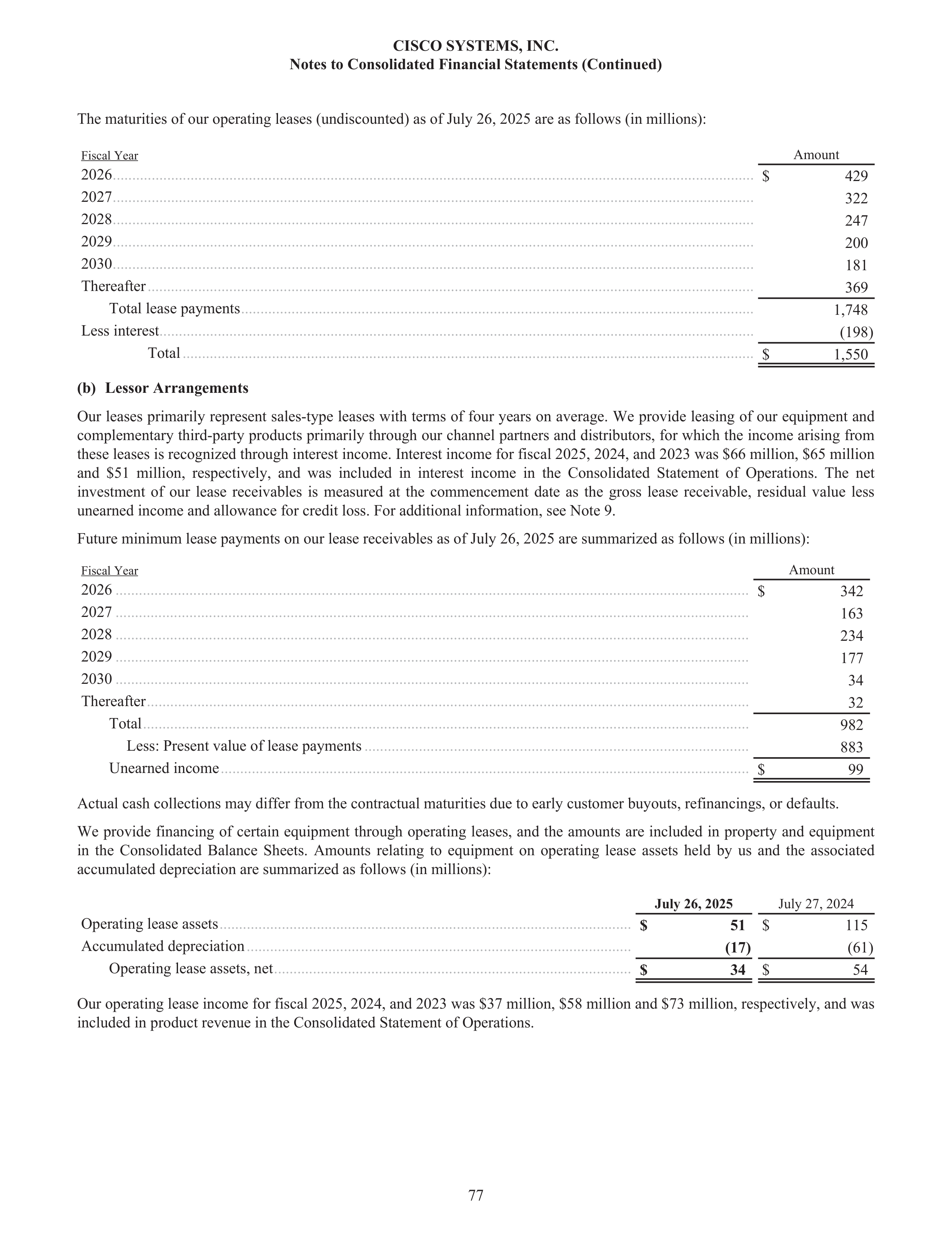 Cisco Annual Report — page 95