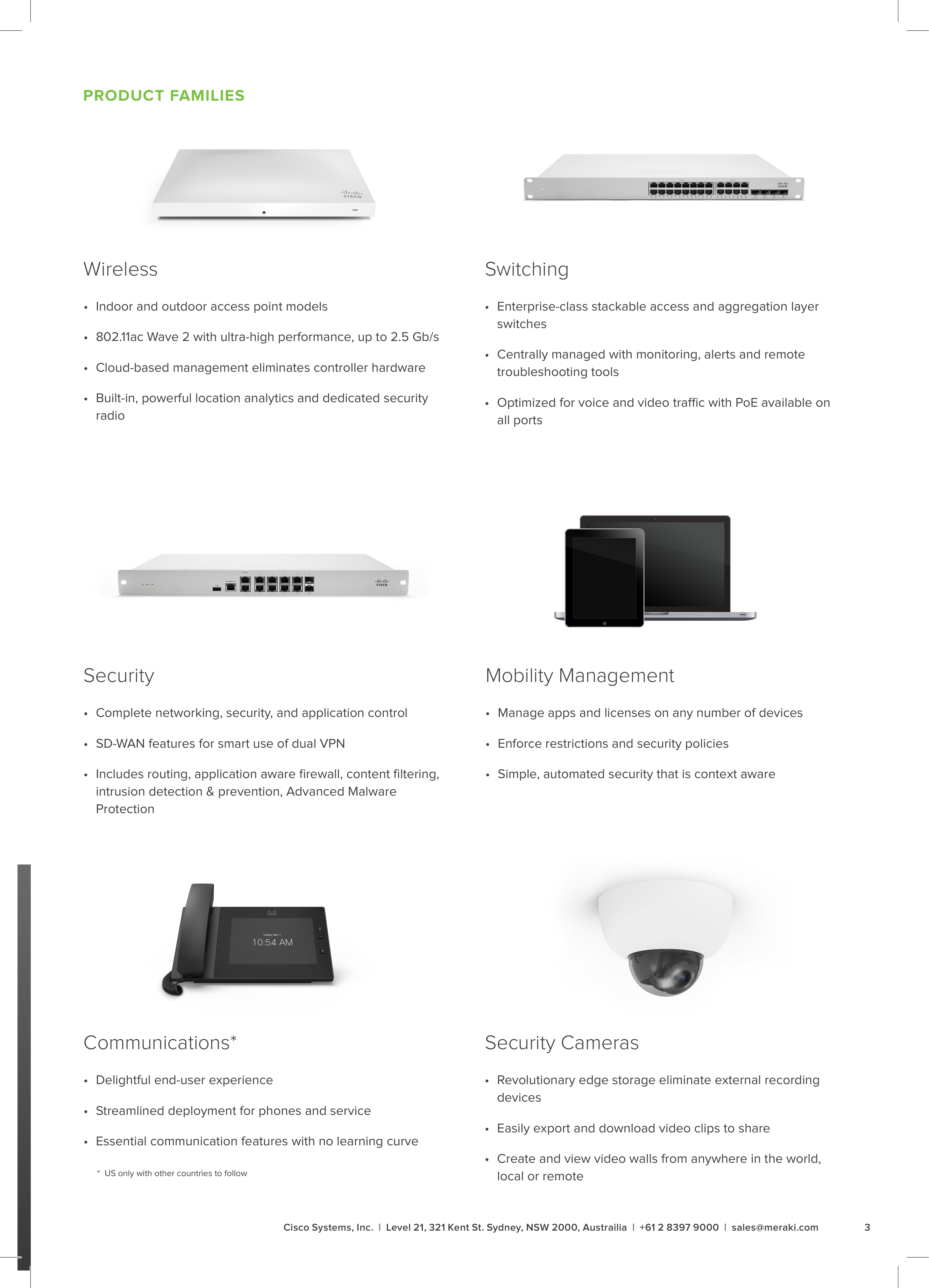 Cisco Cloud Network Management Brochure — page 3