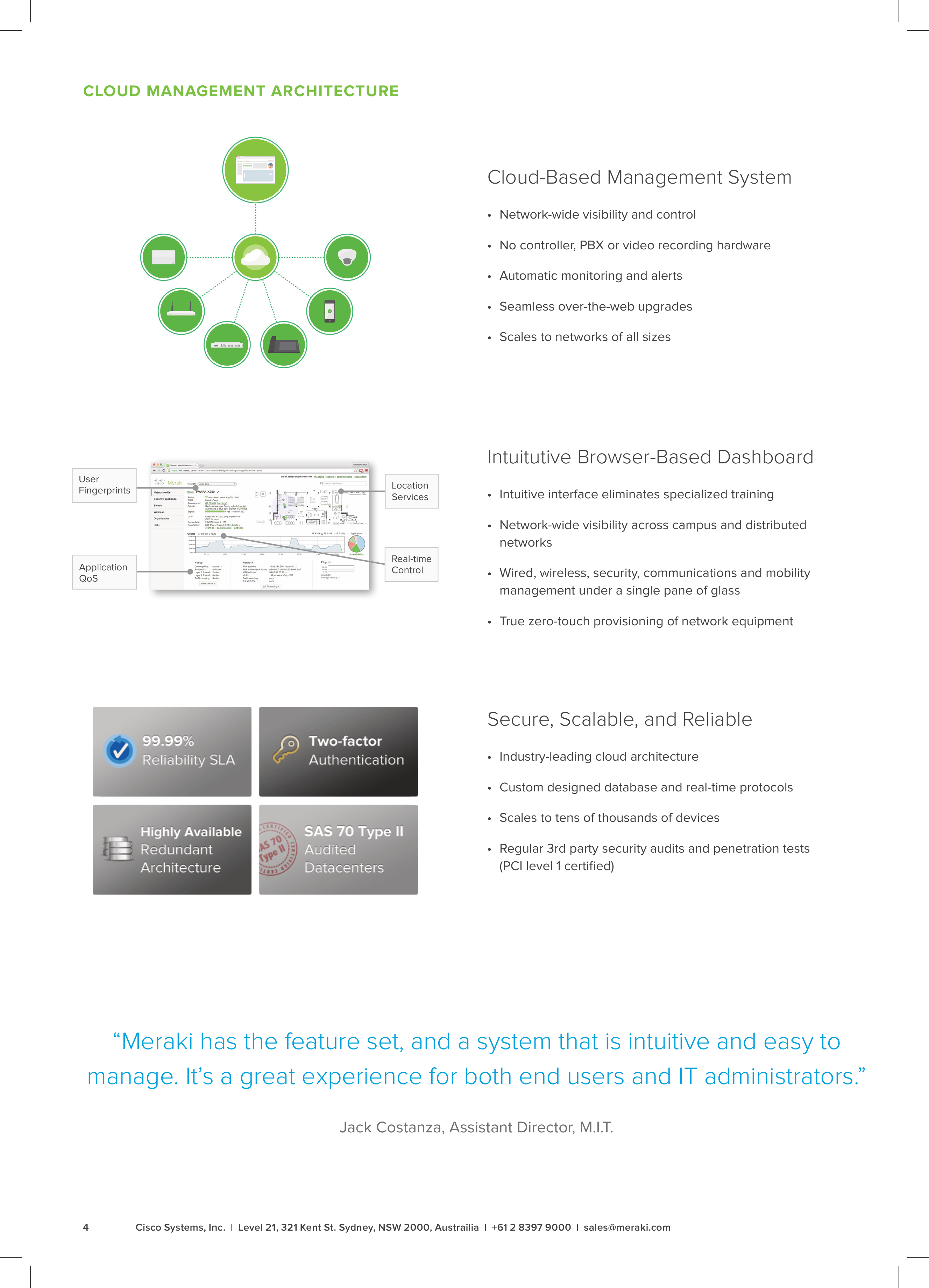 Cisco Cloud Network Management Brochure — page 4