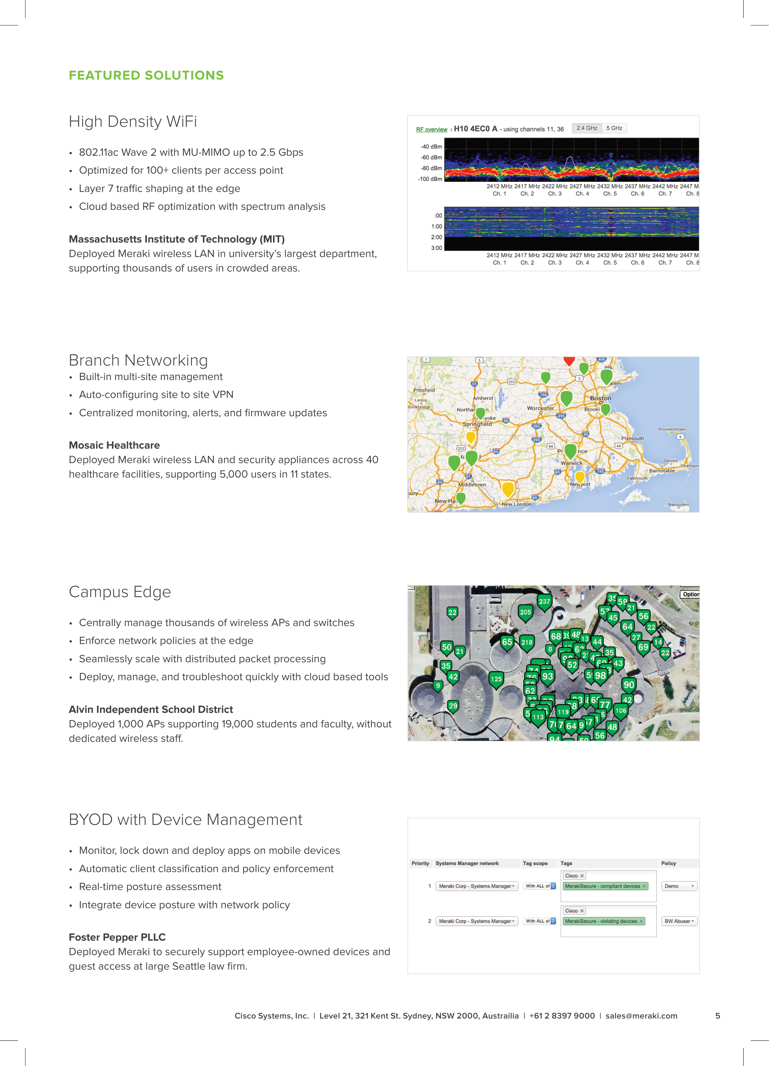 Cisco Cloud Network Management Brochure — page 5