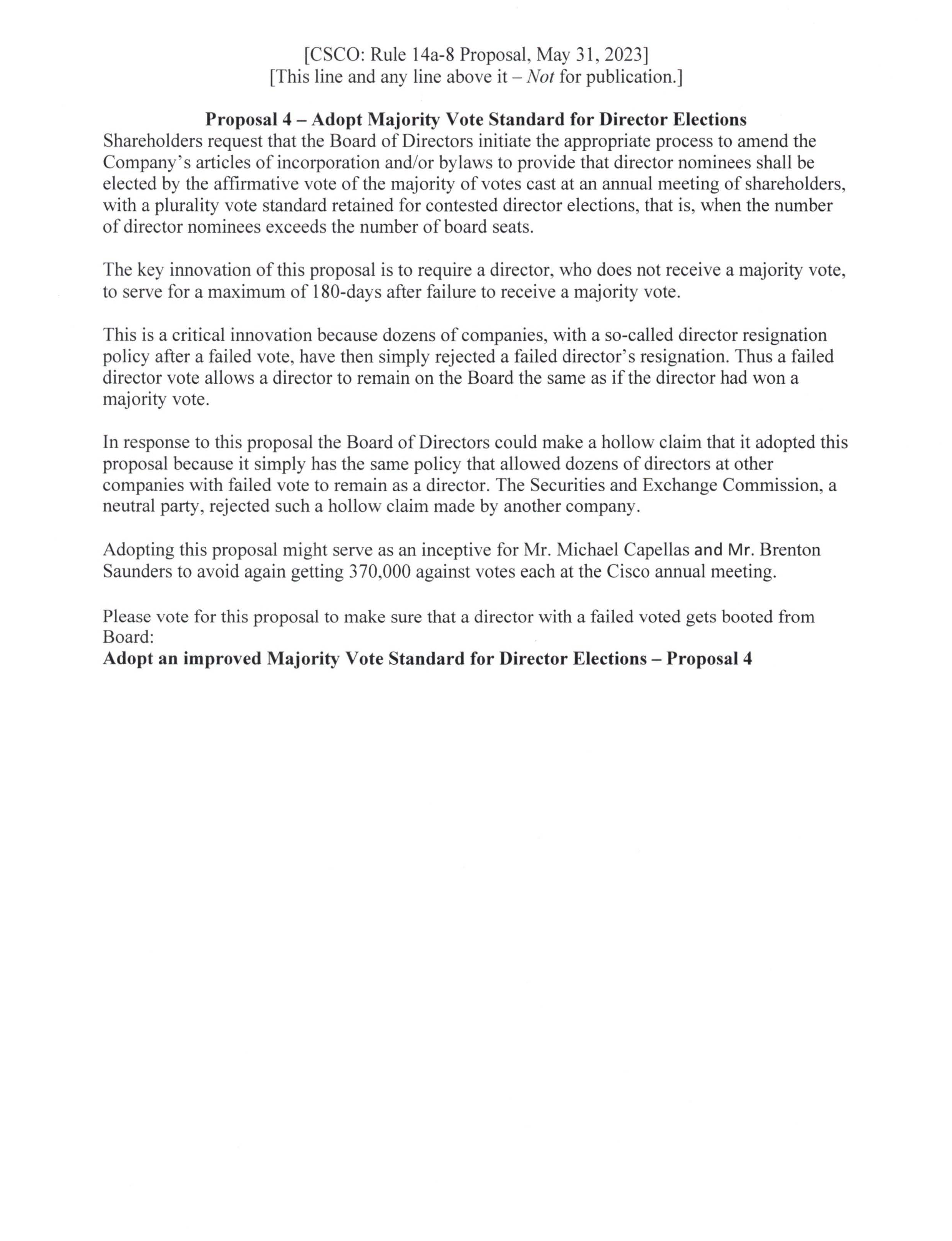 Cisco Systems Proposal  — page 47