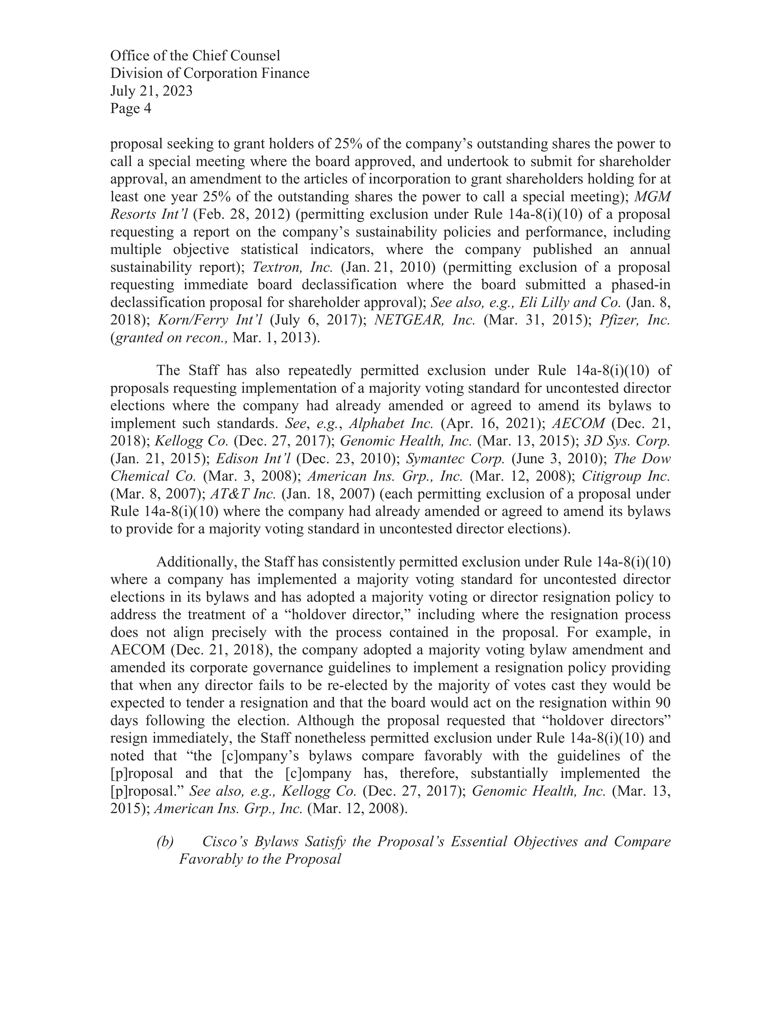 Cisco Systems Proposal  — page 5