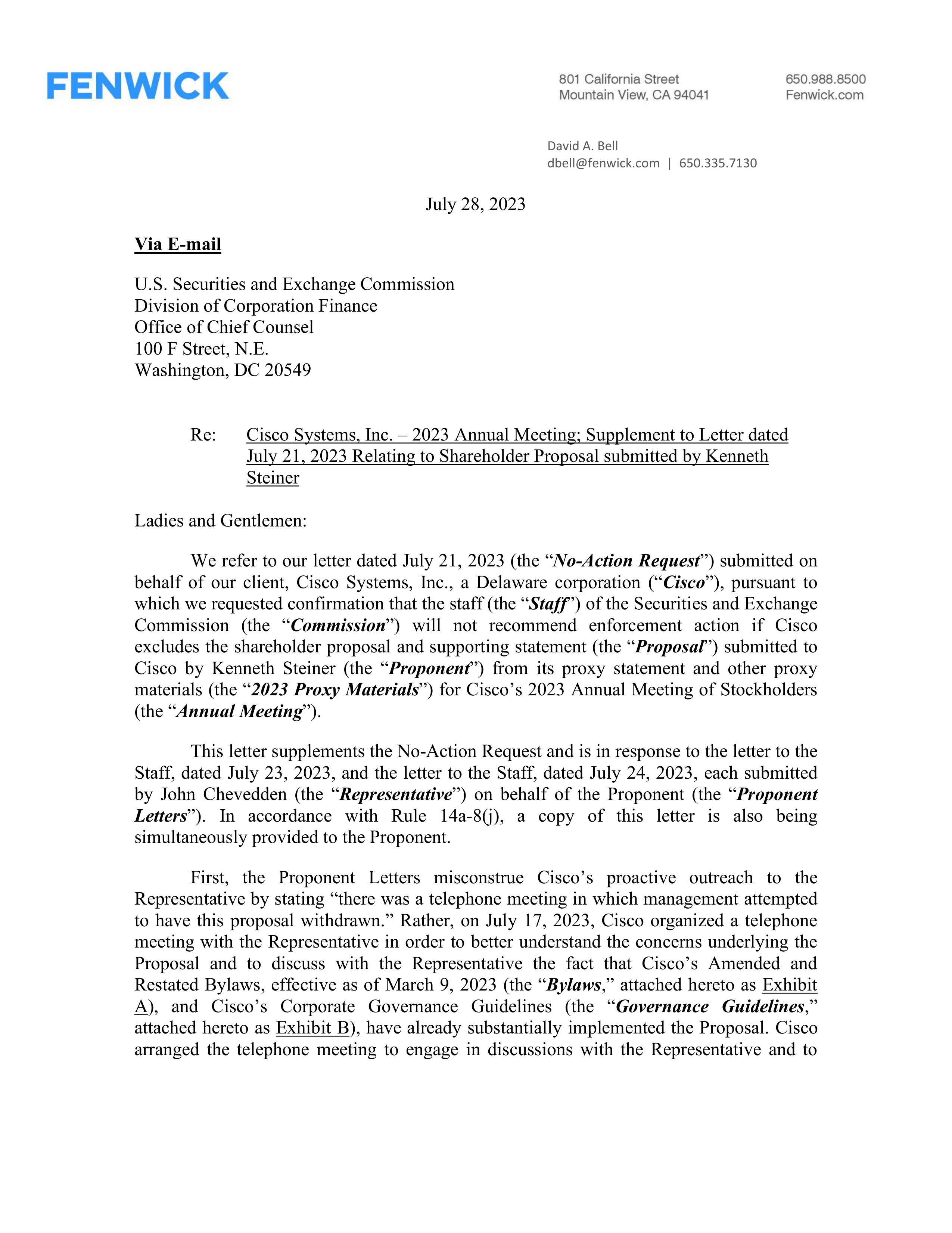 Cisco Systems Proposal  — page 52