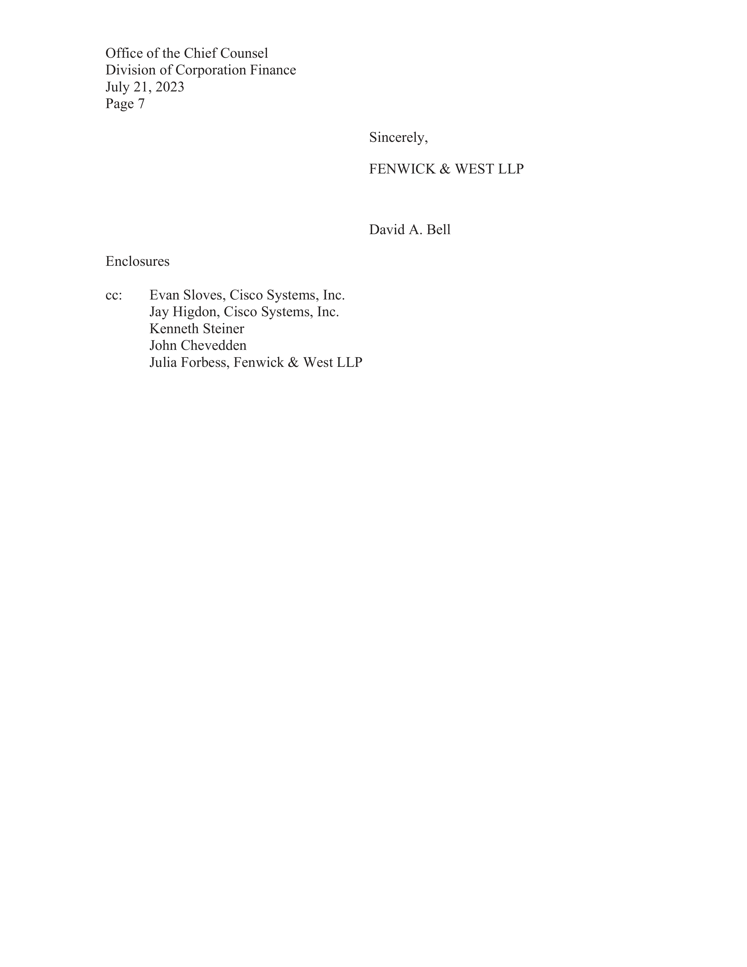 Cisco Systems Proposal  — page 8