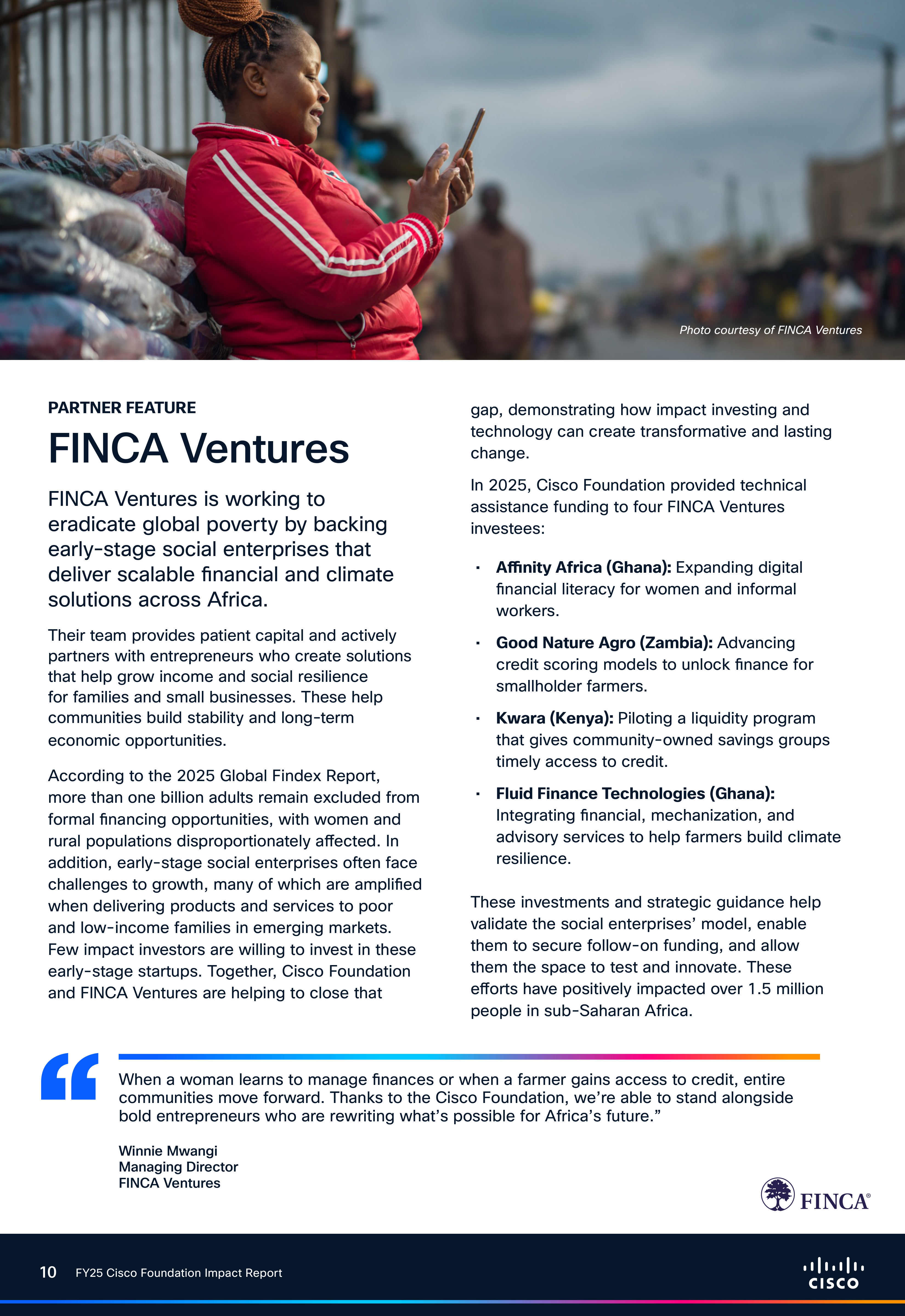 Cisco Foundation Impact Report — page 10