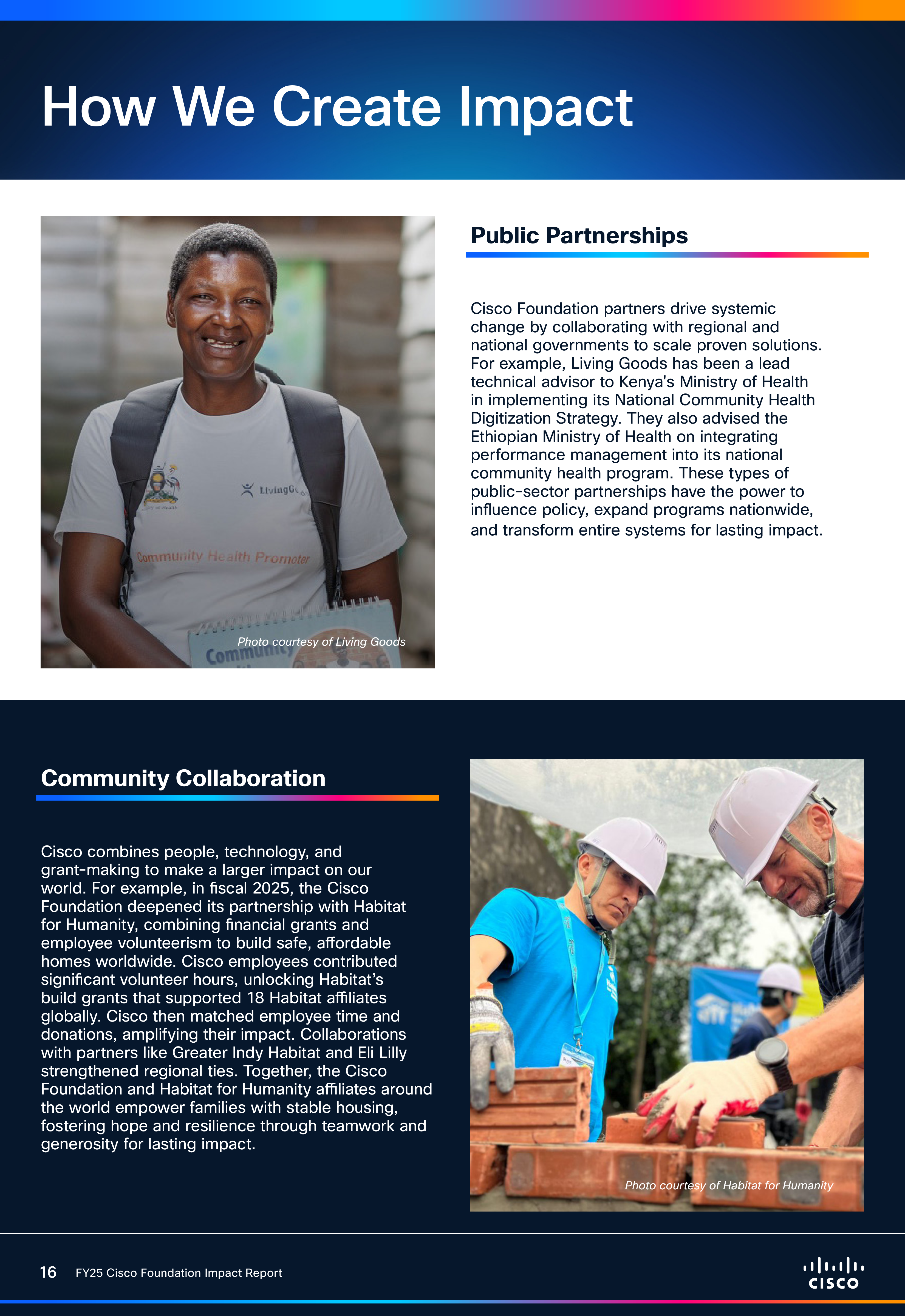 Cisco Foundation Impact Report — page 16