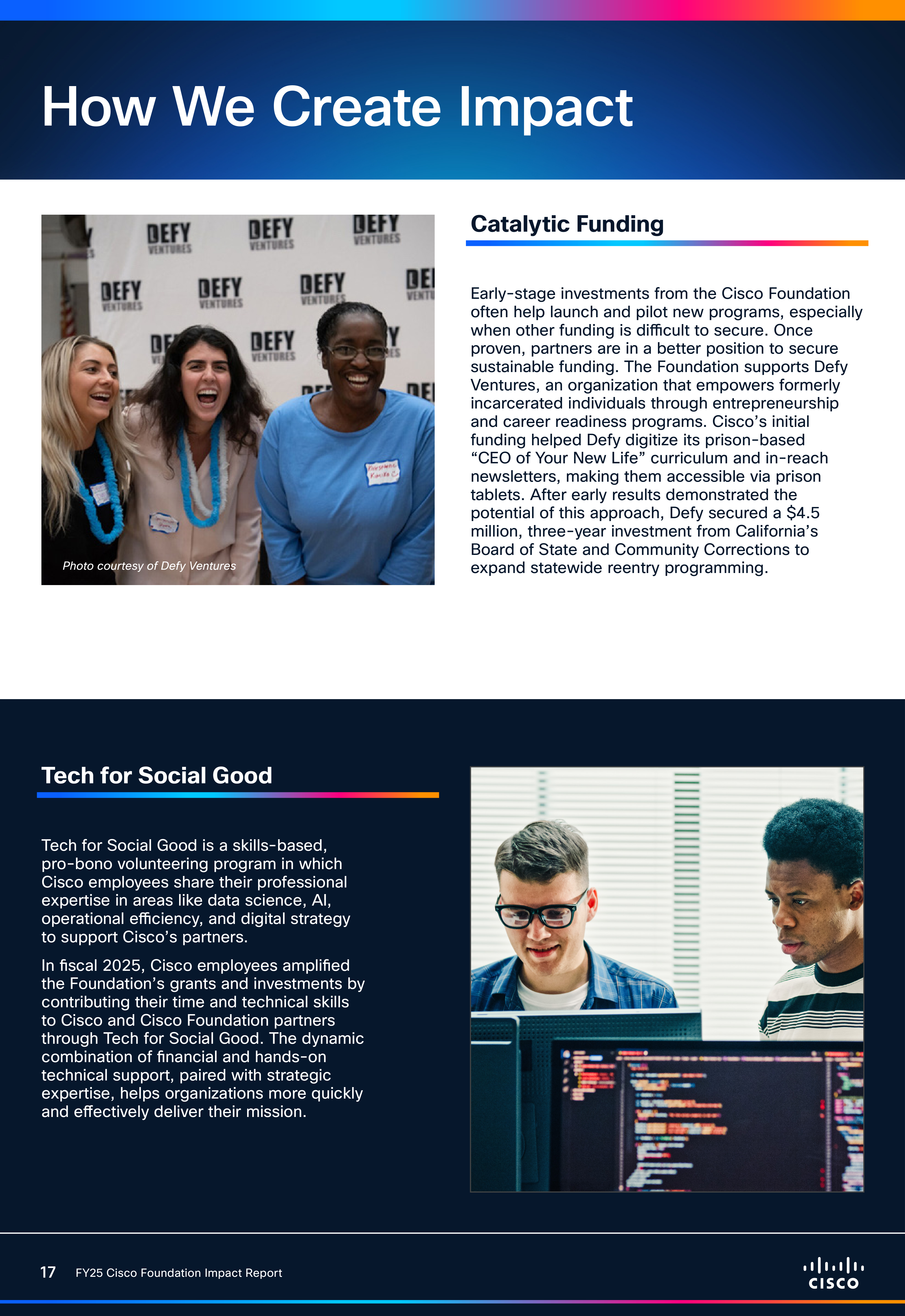 Cisco Foundation Impact Report — page 17
