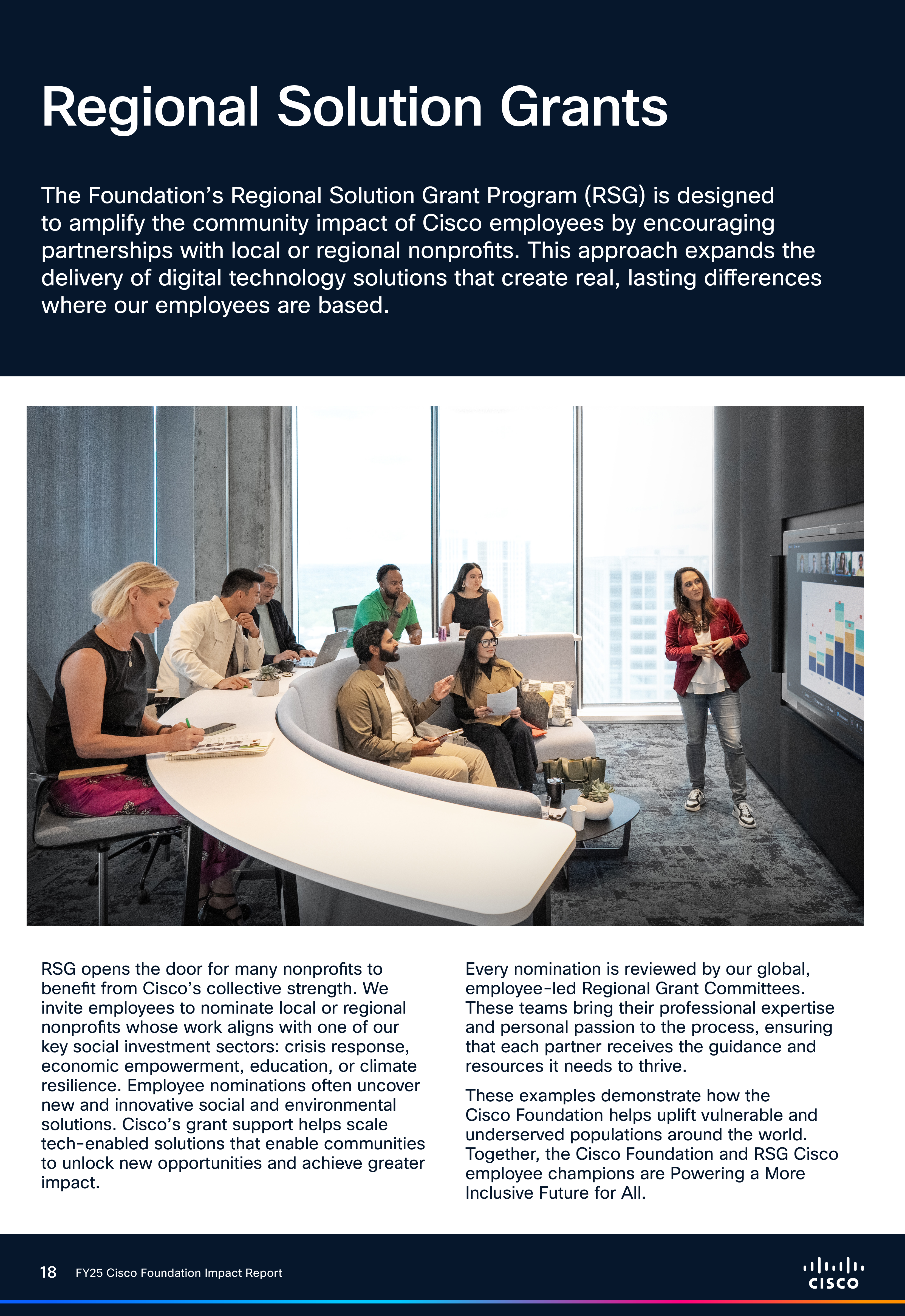 Cisco Foundation Impact Report — page 18