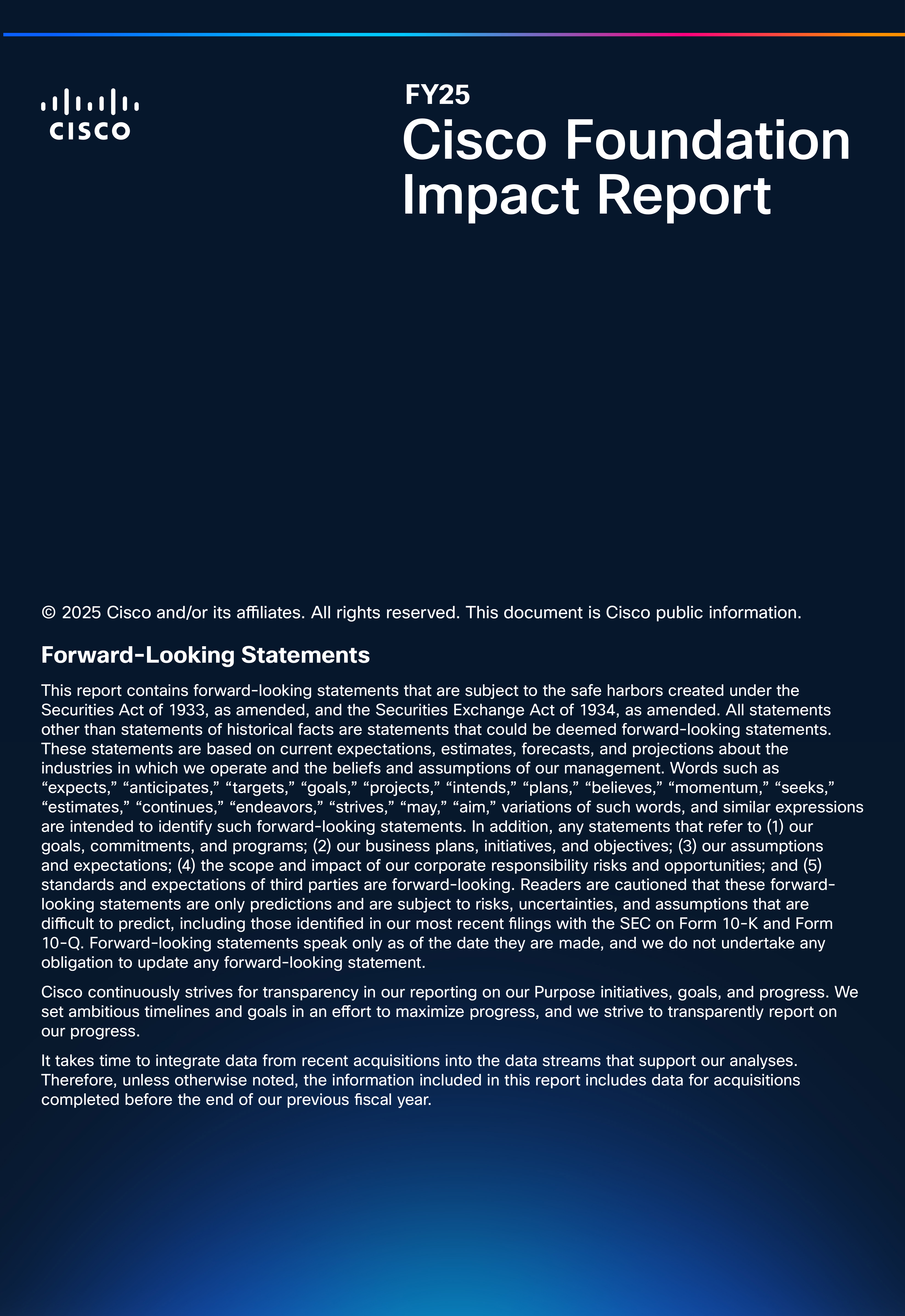 Cisco Foundation Impact Report — page 21
