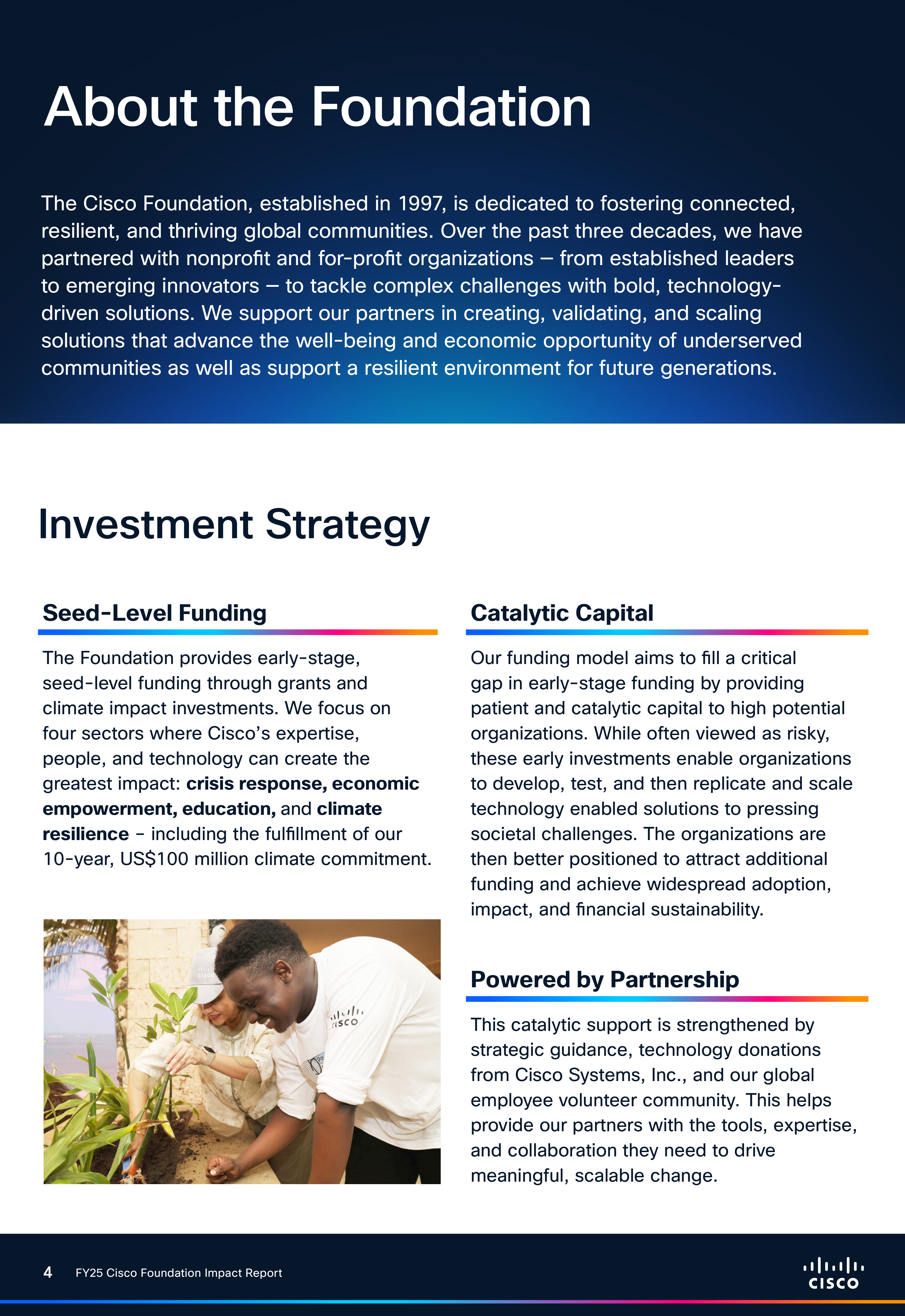 Cisco Foundation Impact Report — page 4