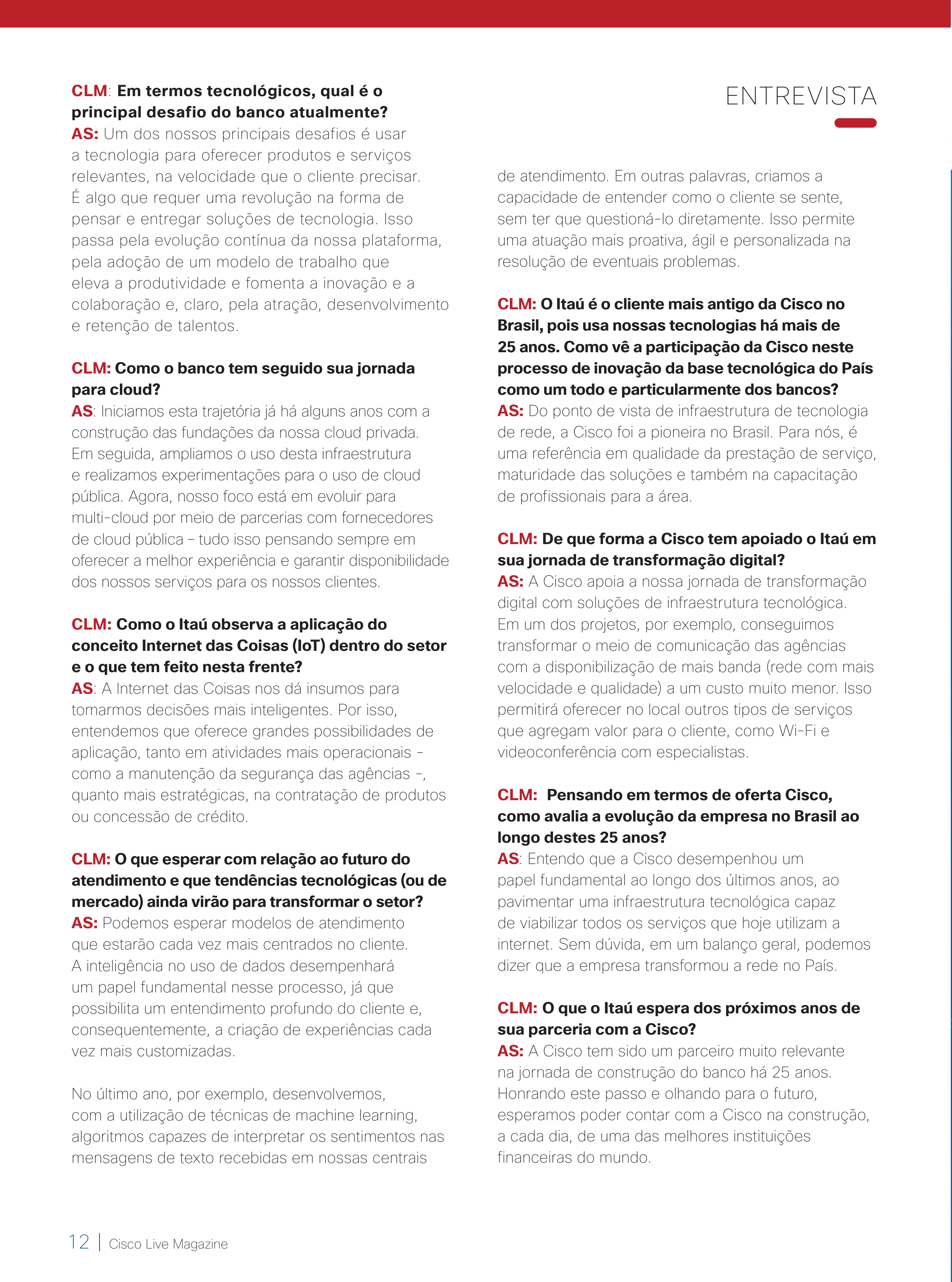 Cisco Live Technology Magazine — page 12