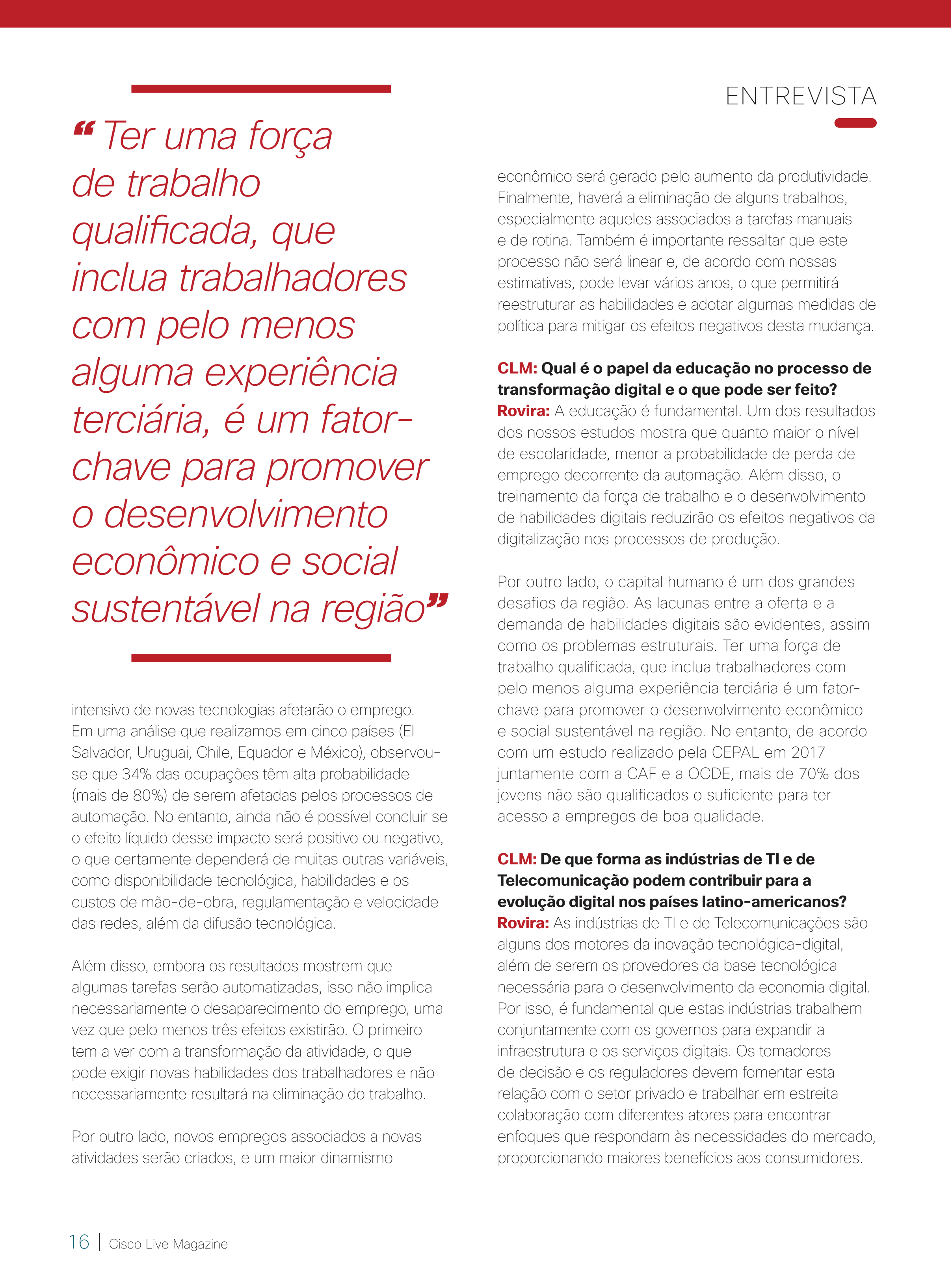Cisco Live Technology Magazine — page 16