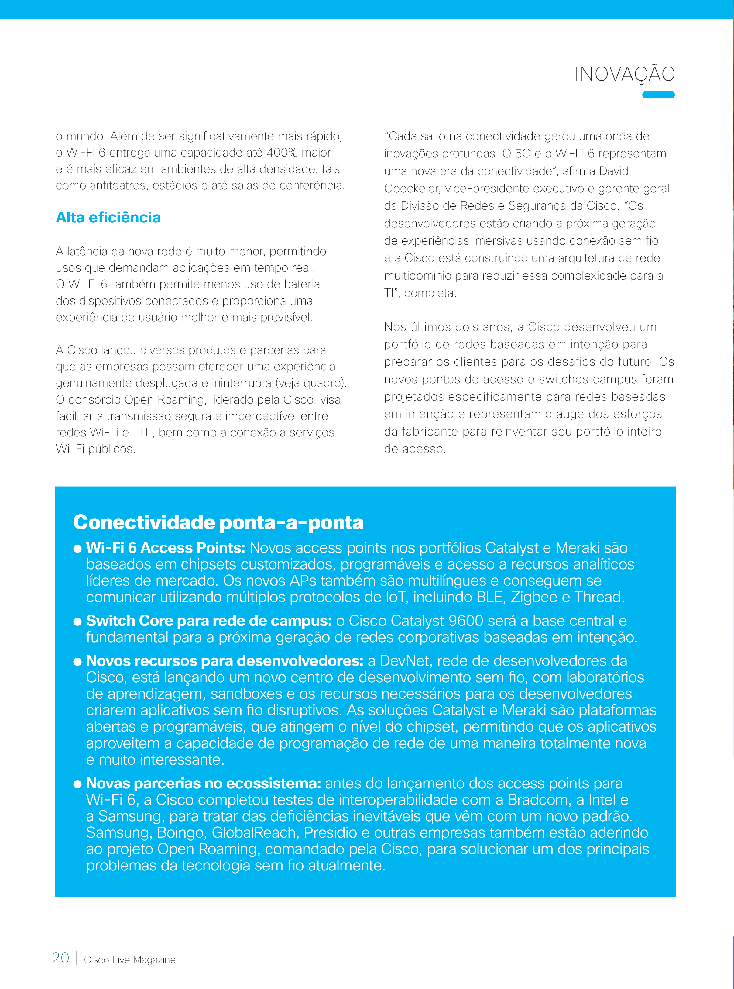 Cisco Live Technology Magazine — page 20