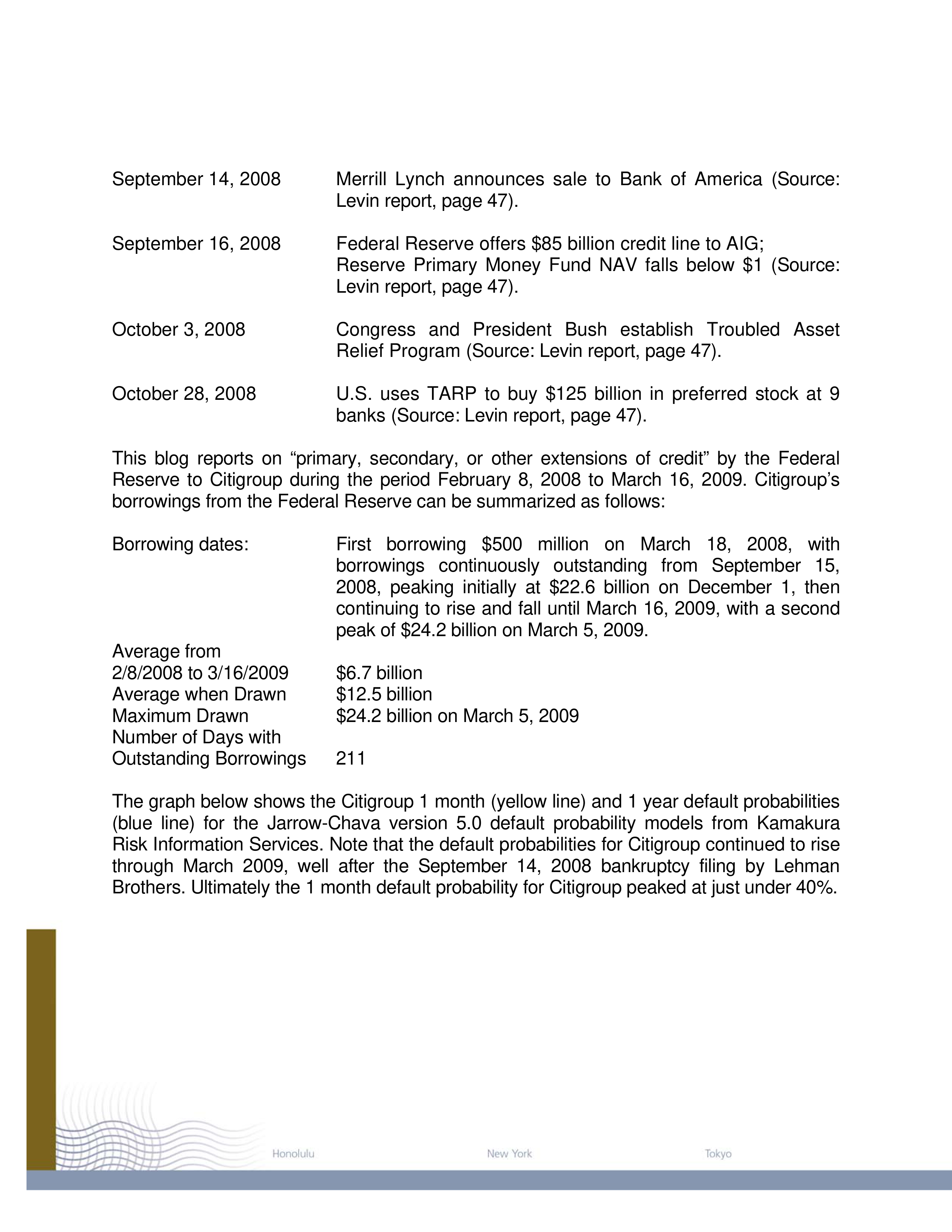 Citigroup Case Study — page 3