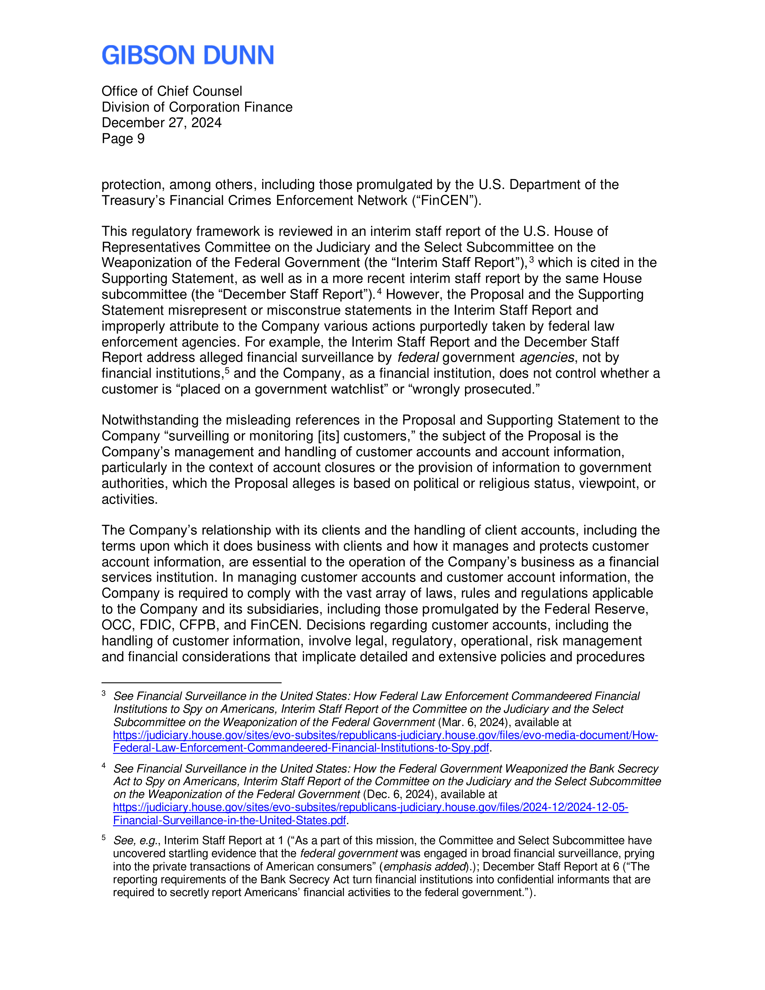 Citigroup Proposal  — page 10