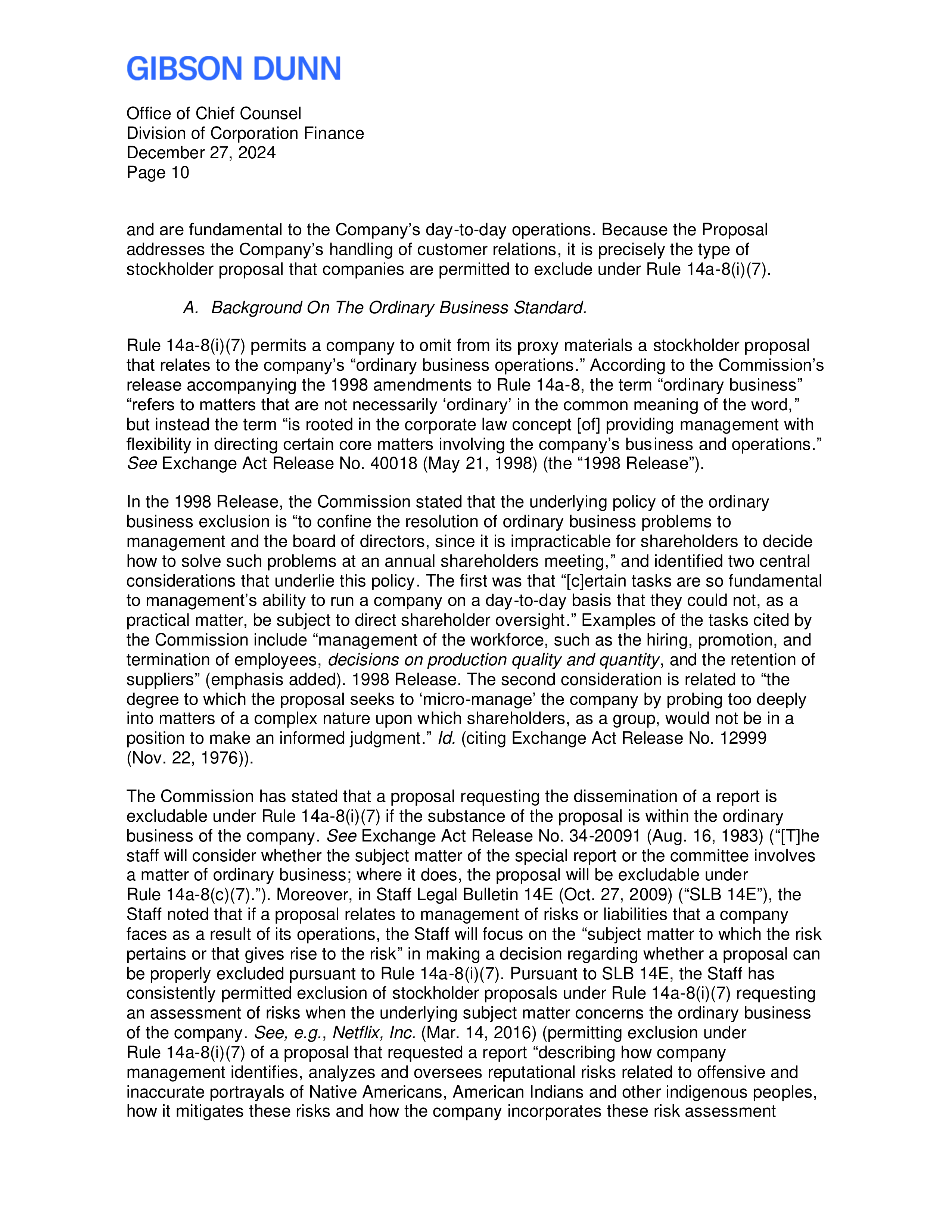 Citigroup Proposal  — page 11