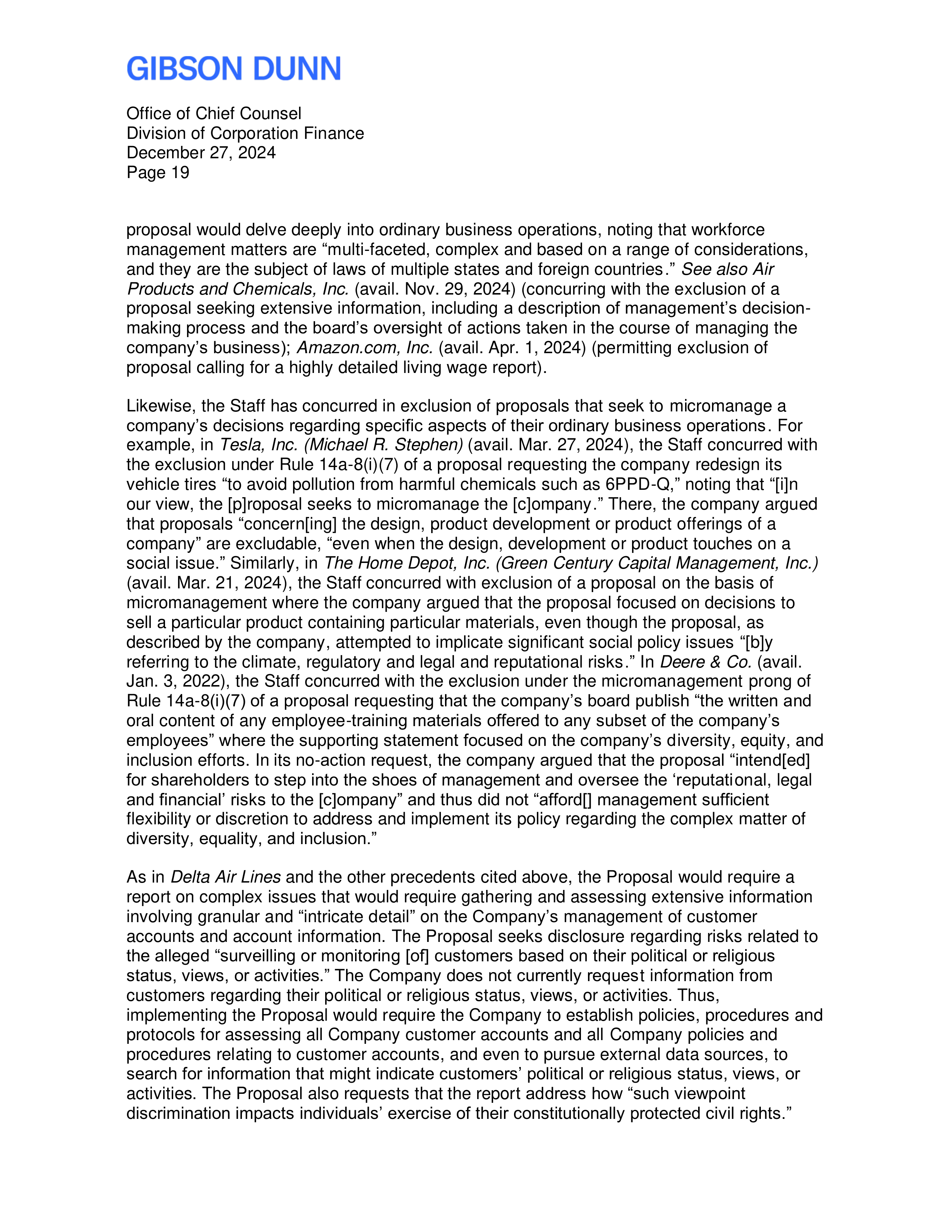 Citigroup Proposal  — page 20