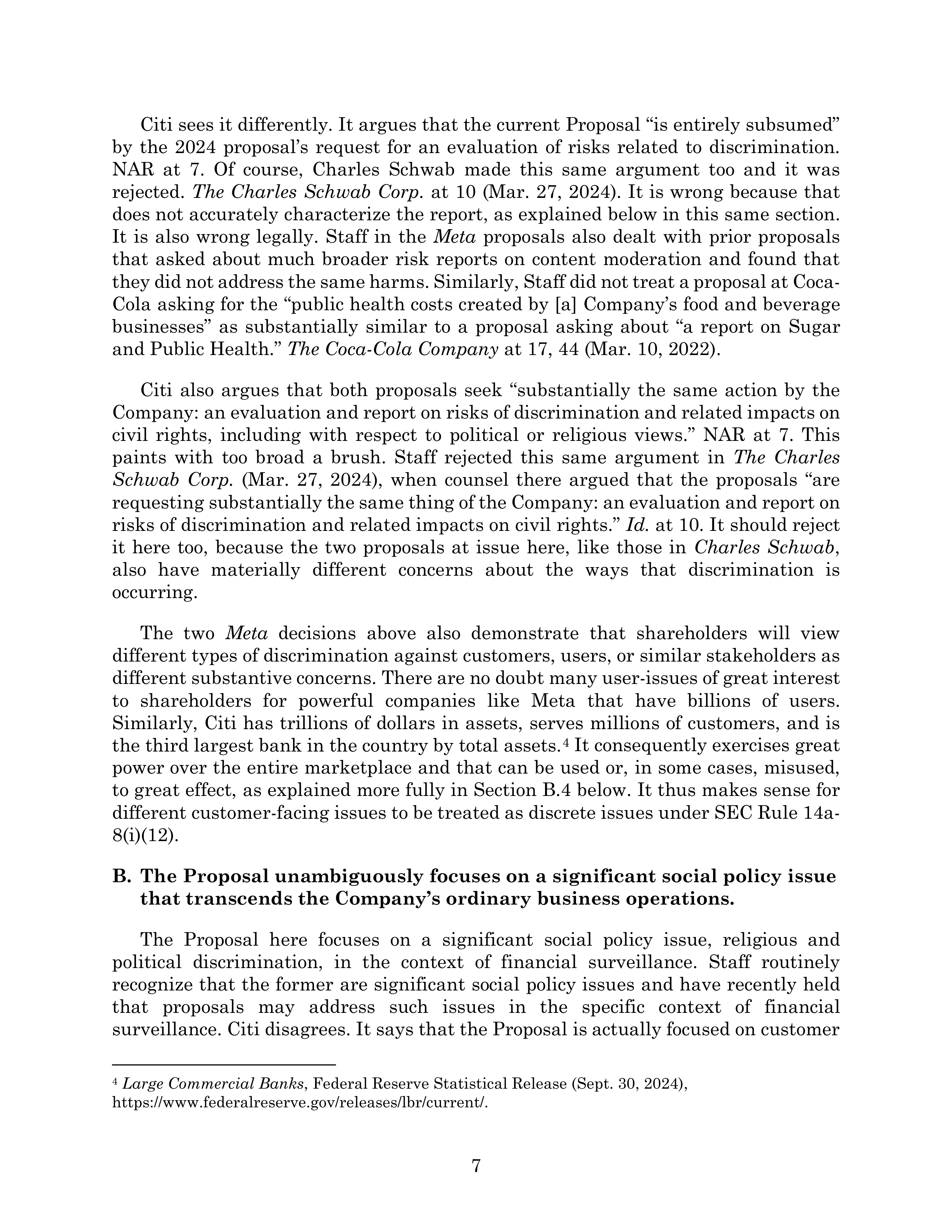 Citigroup Proposal  — page 45