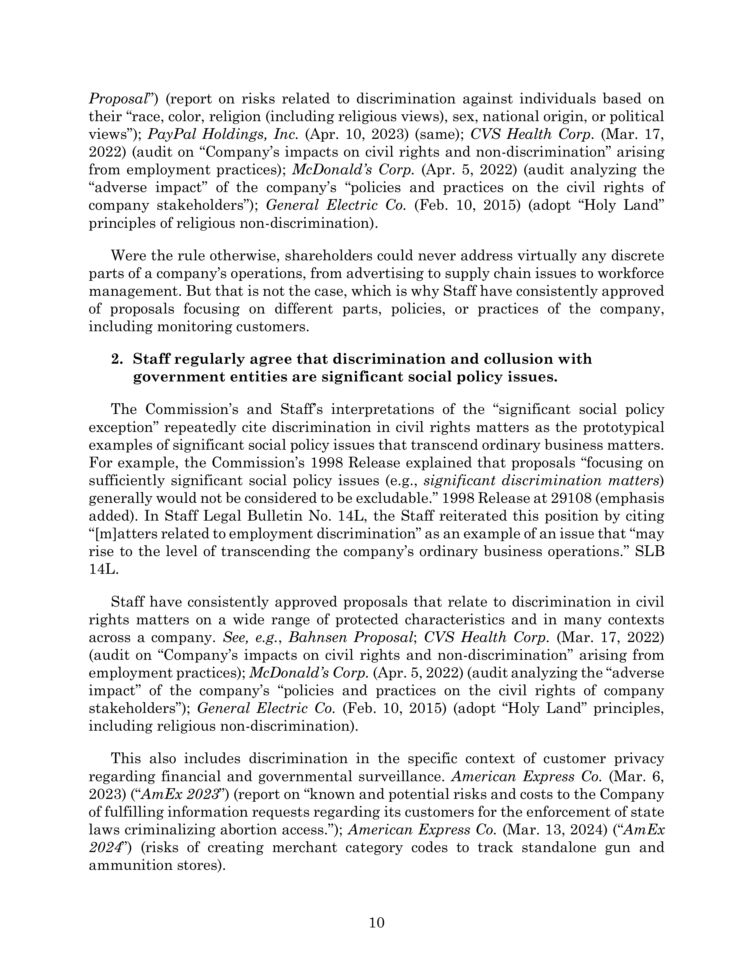 Citigroup Proposal  — page 48