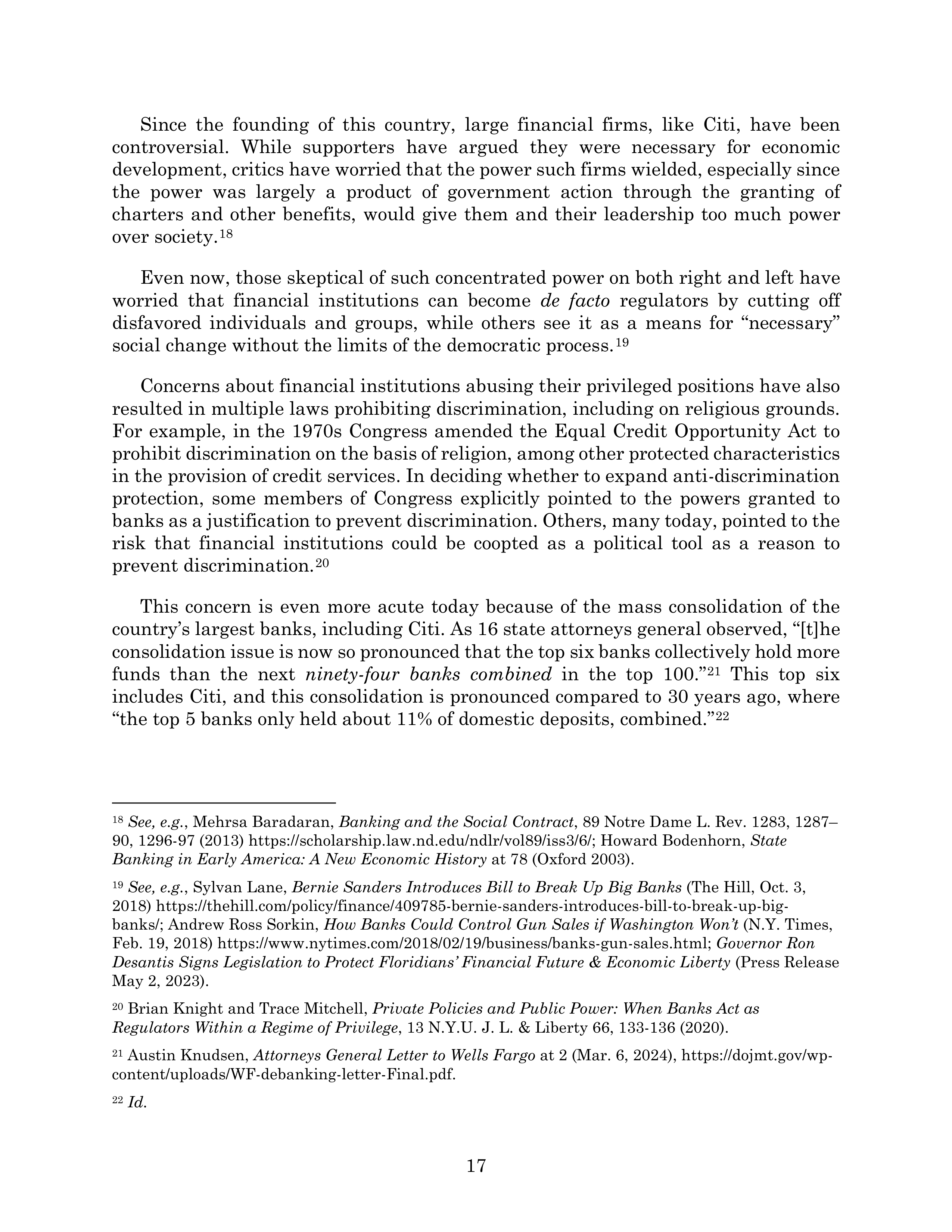 Citigroup Proposal  — page 55