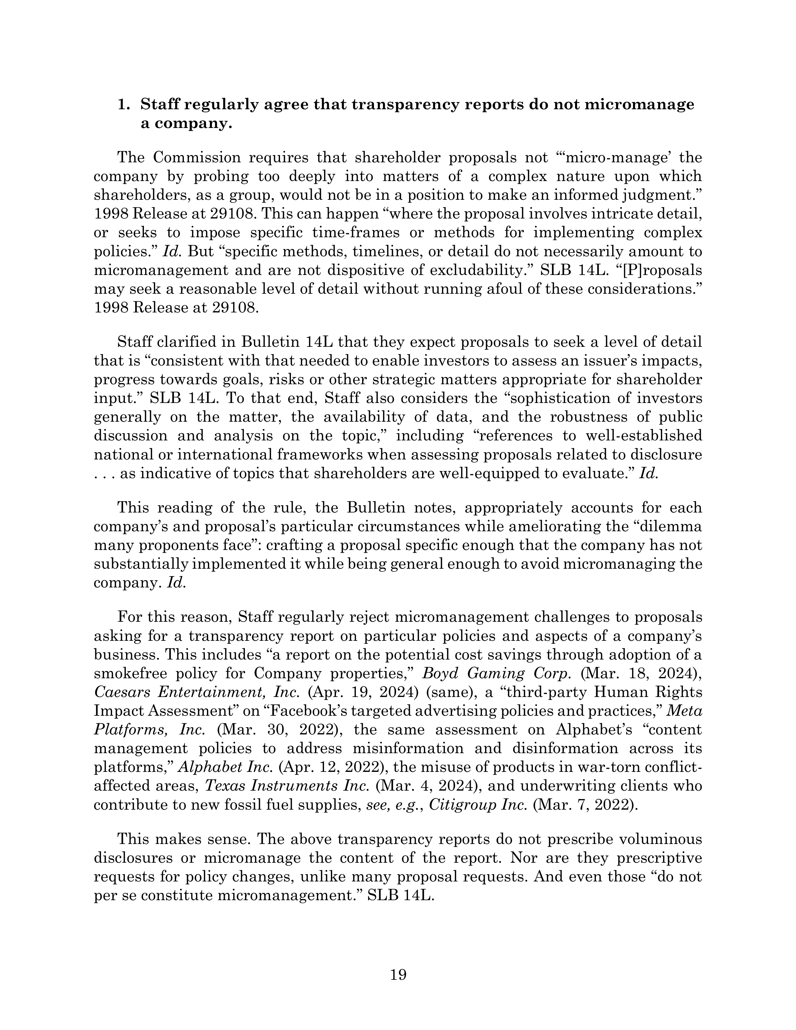 Citigroup Proposal  — page 57