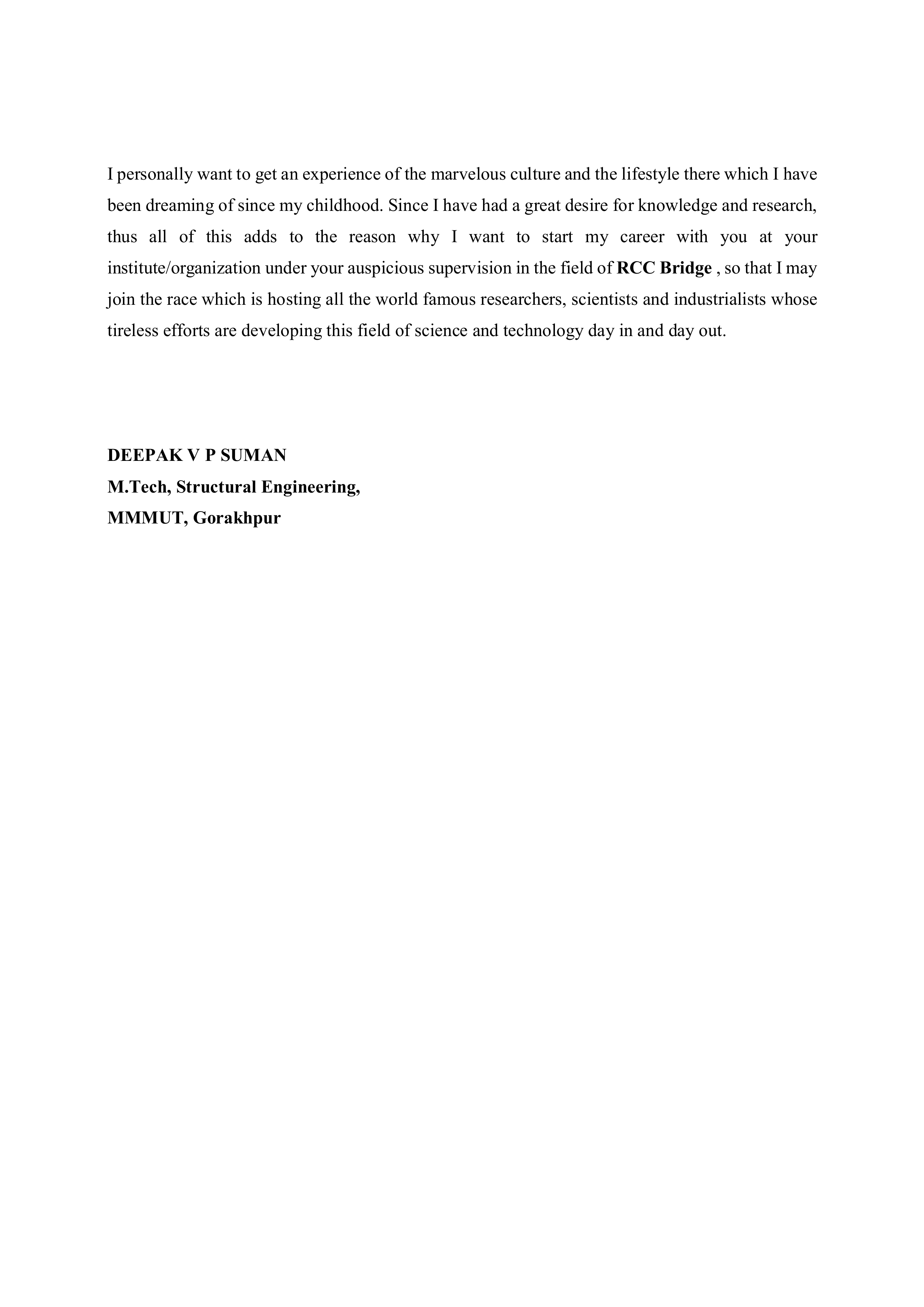 Civil Engineer Statement of Purpose — page 2