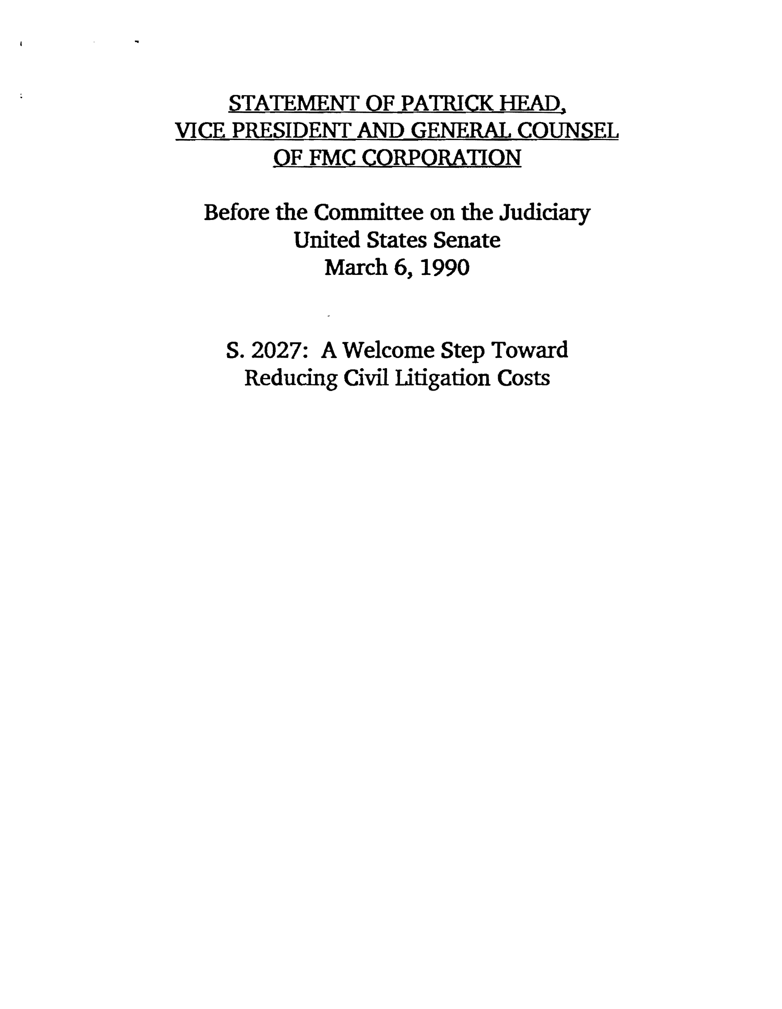 Civil Justice Reform Act Hearing Opening Statement — page 7