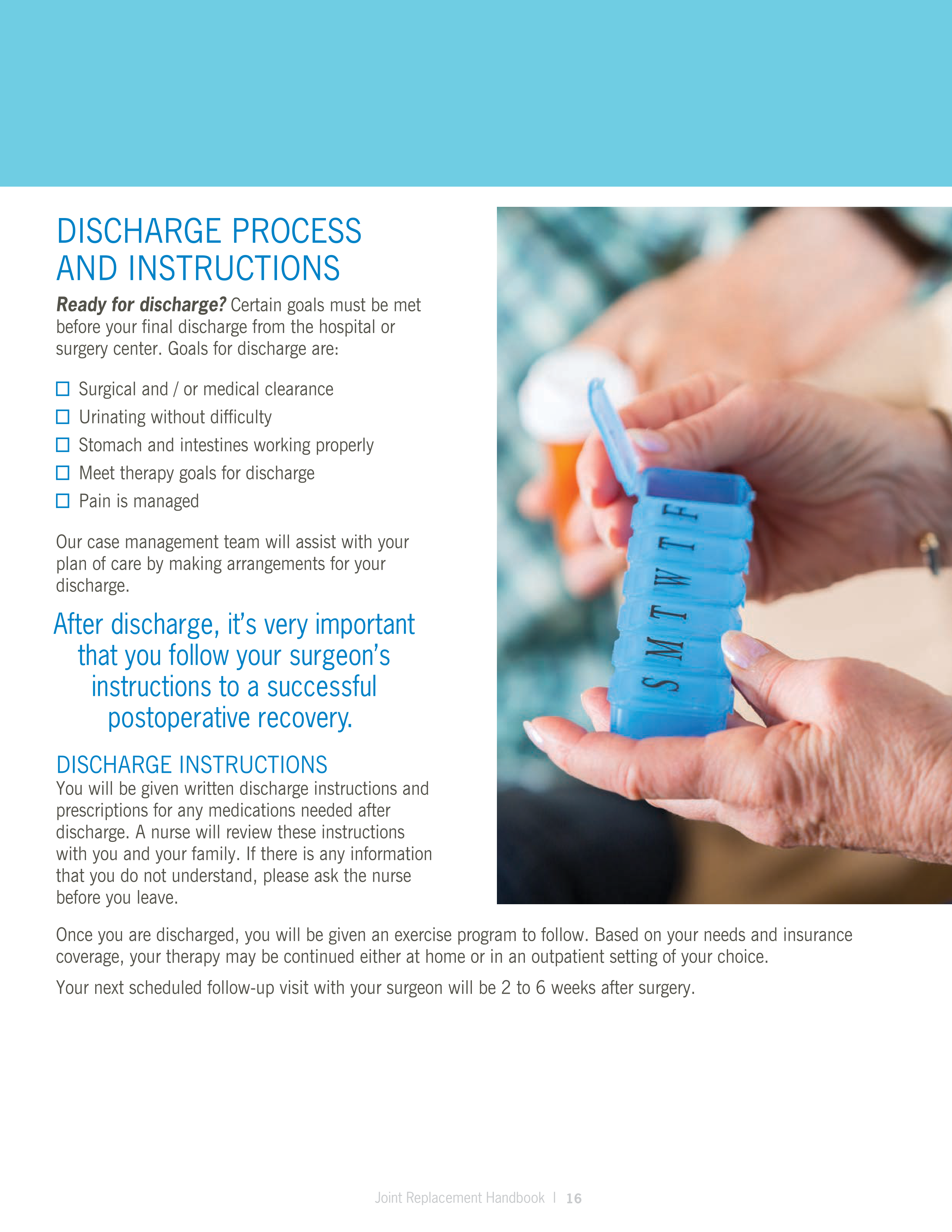 Cleveland Clinic Total Joint Replacement Guide — page 18