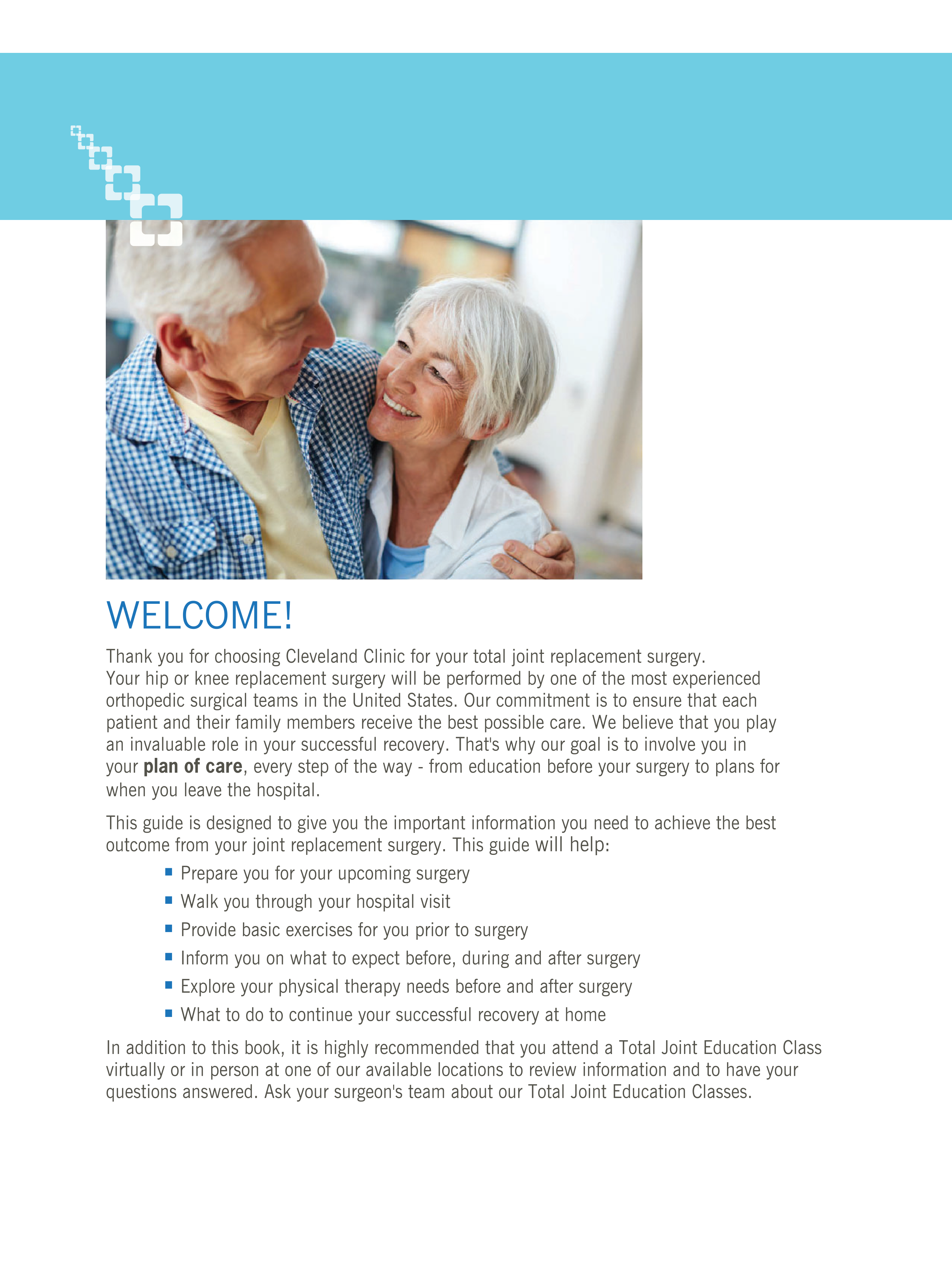 Cleveland Clinic Total Joint Replacement Guide — page 2