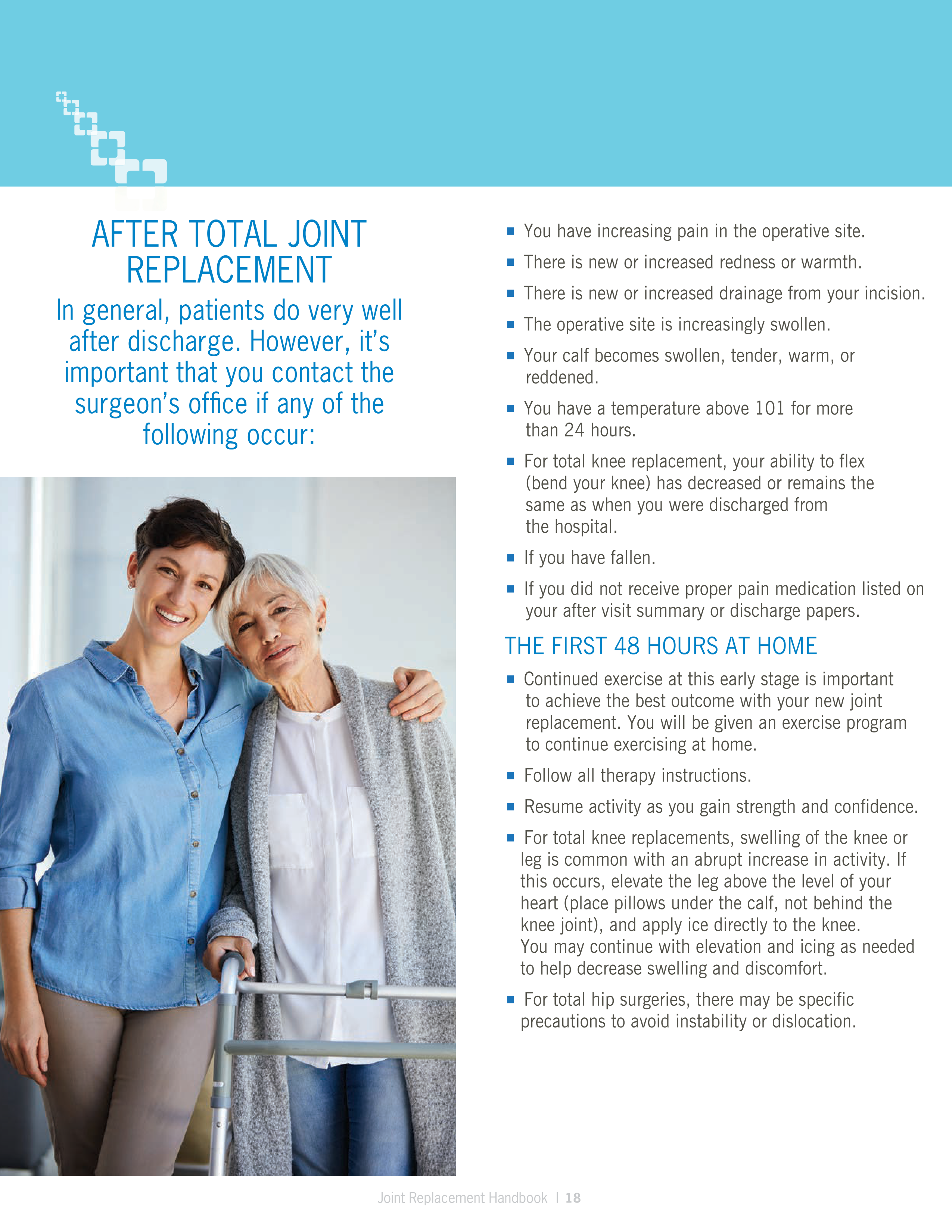 Cleveland Clinic Total Joint Replacement Guide — page 20