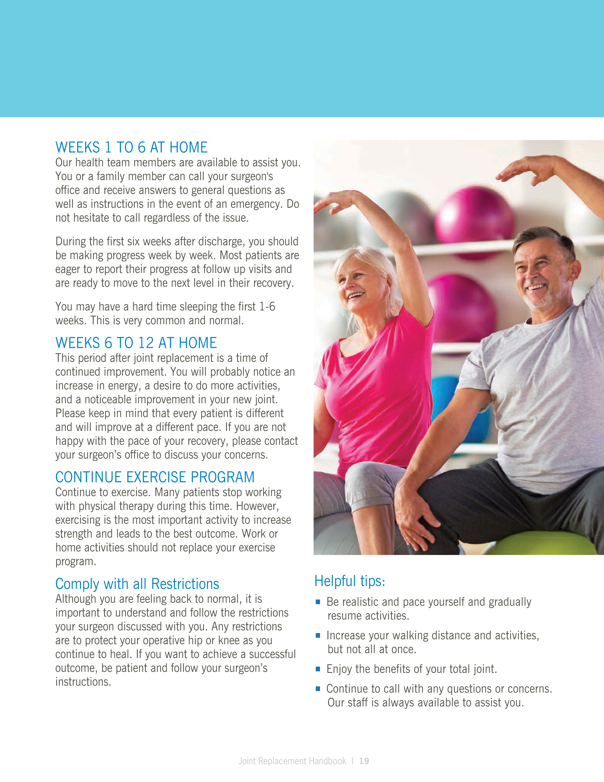 Cleveland Clinic Total Joint Replacement Guide — page 21