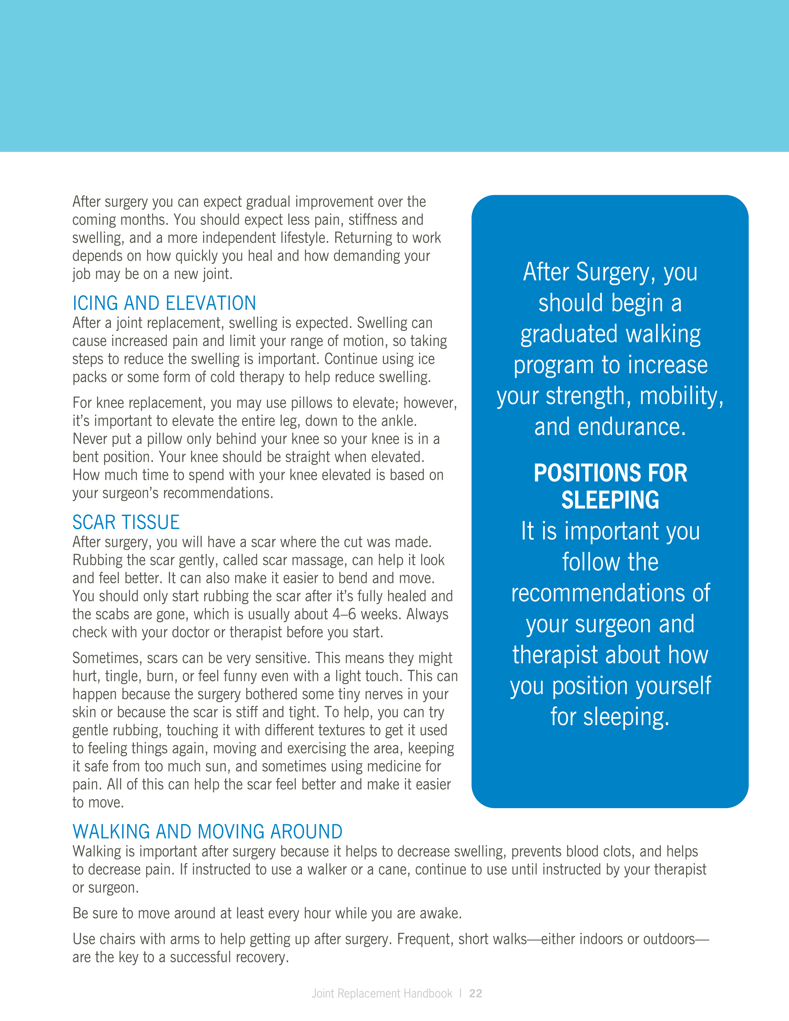Cleveland Clinic Total Joint Replacement Guide — page 24