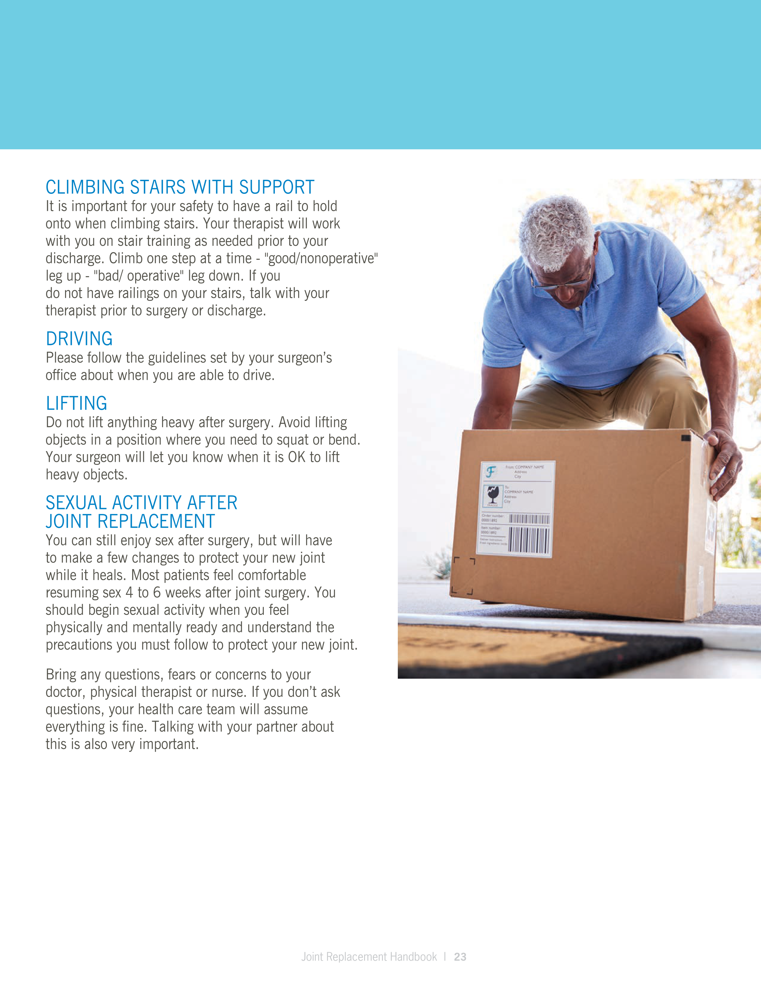 Cleveland Clinic Total Joint Replacement Guide — page 25