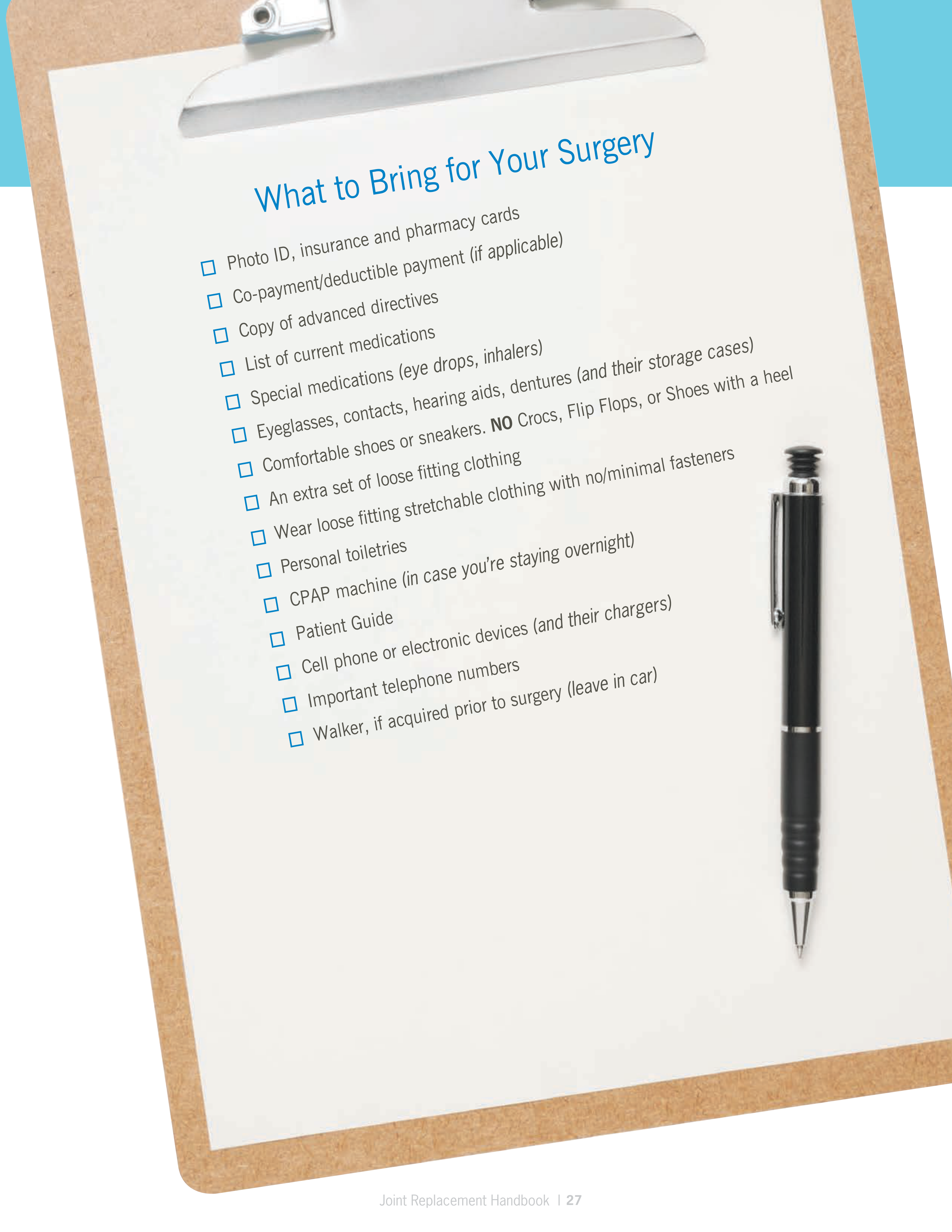 Cleveland Clinic Total Joint Replacement Guide — page 29