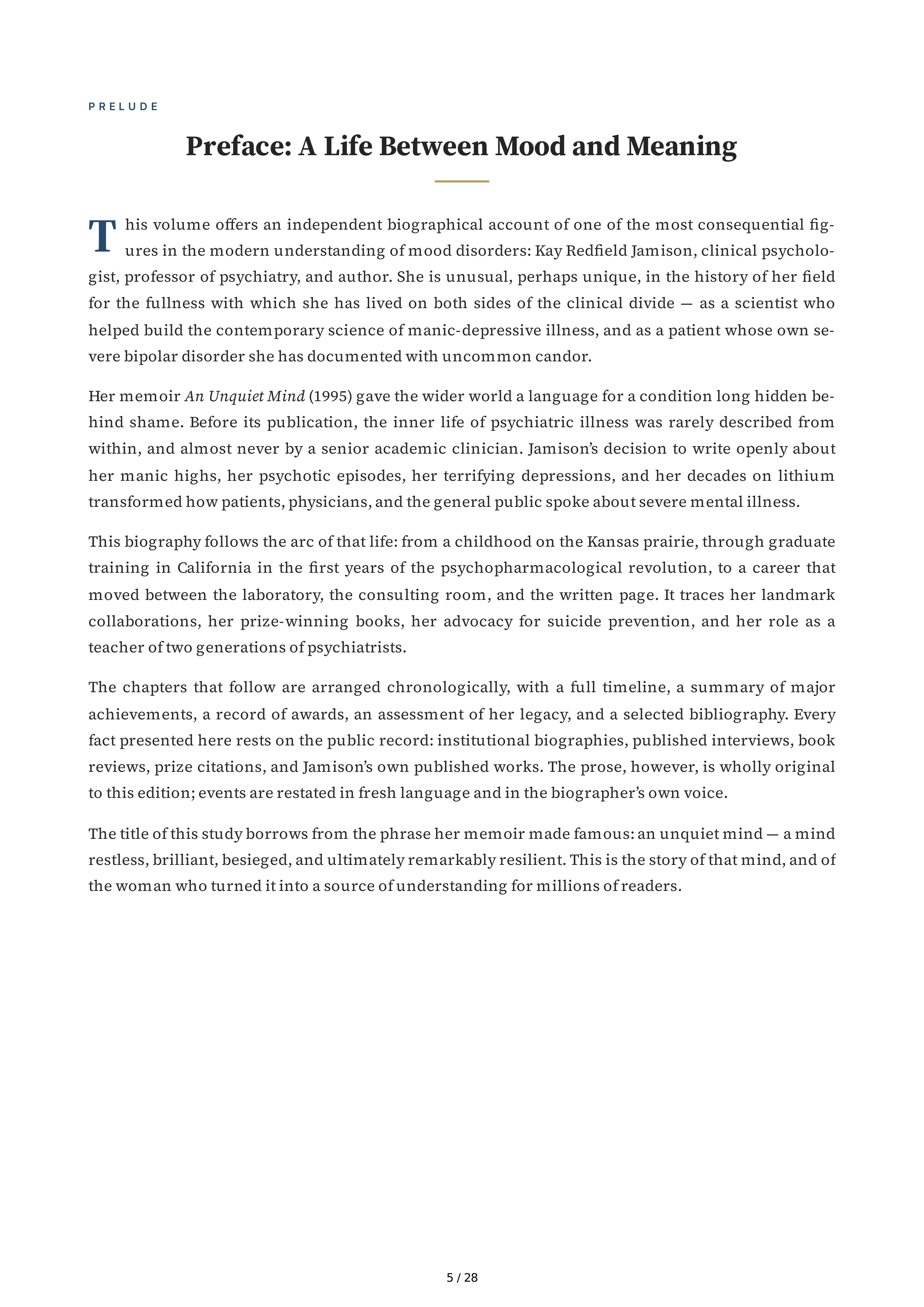Clinical Psychologists Key Redfield Jamison An Unquiet Mind Biography — page 5