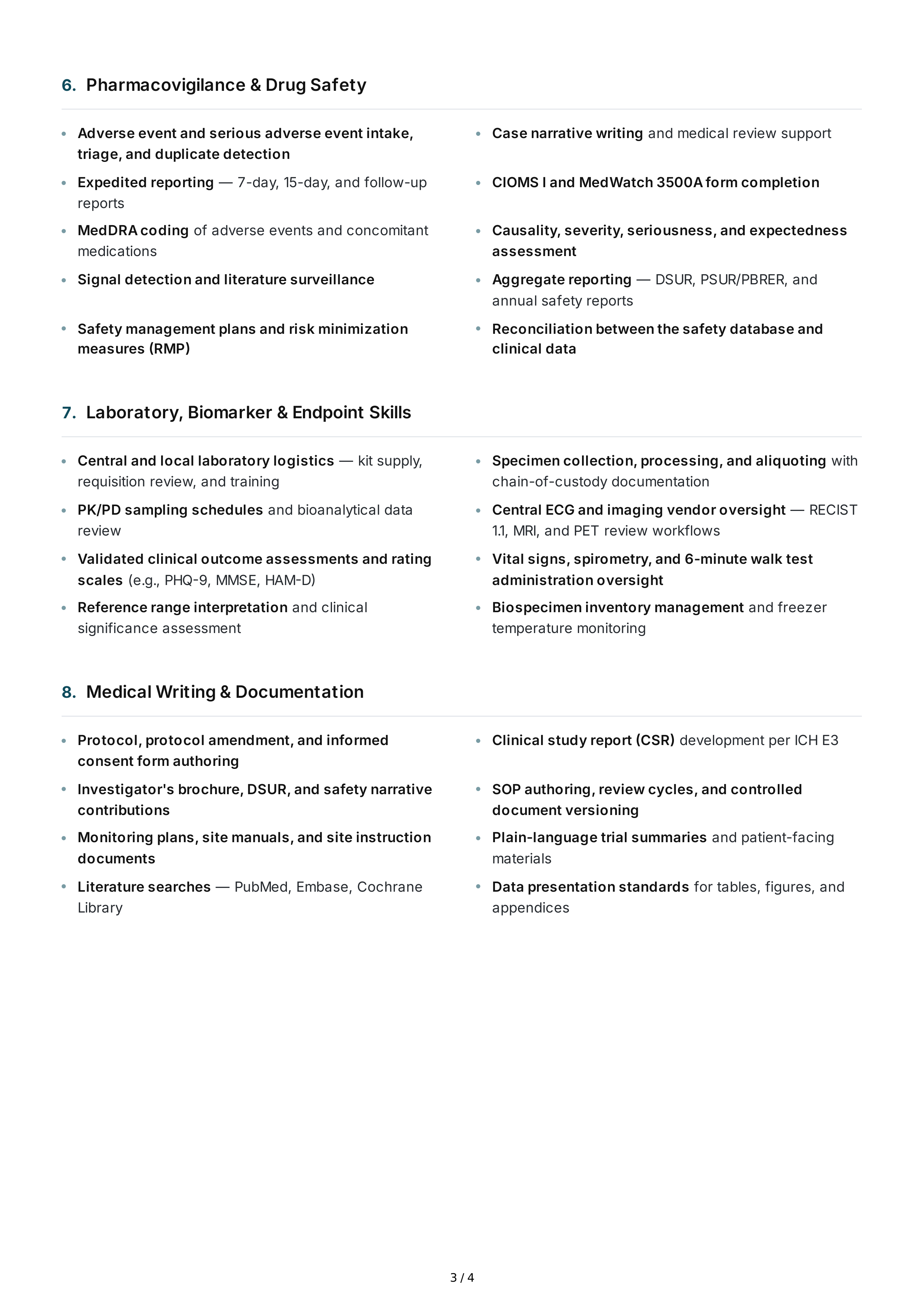 Clinical Research Technical Skills — page 3