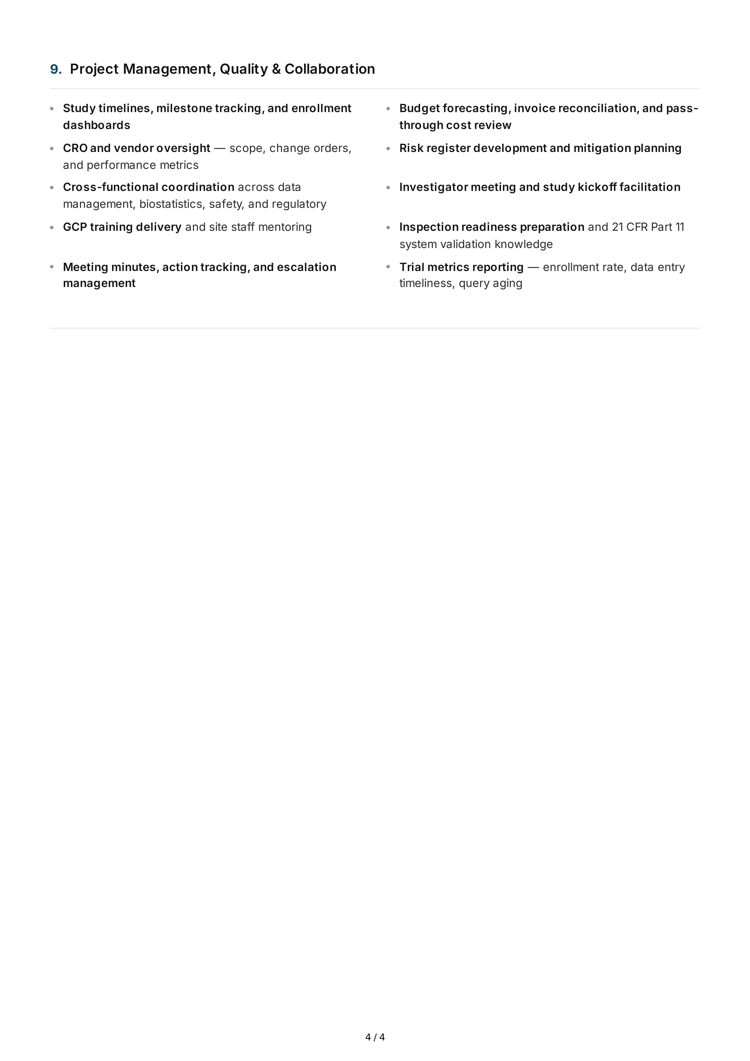 Clinical Research Technical Skills — page 4